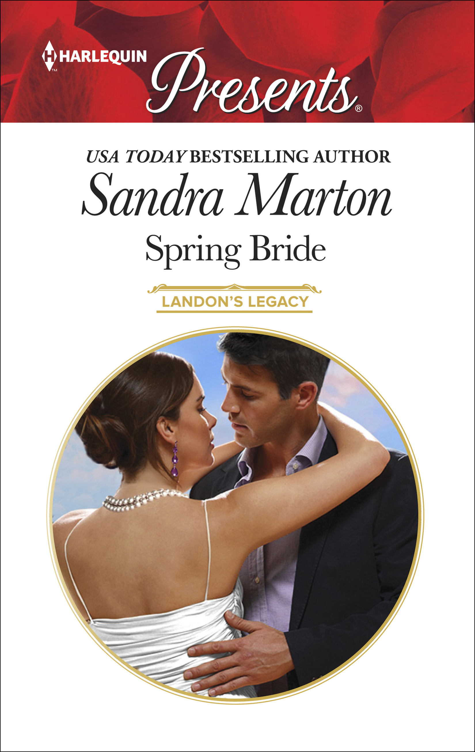 This image is the cover for the book Spring Bride, Landon's Legacy