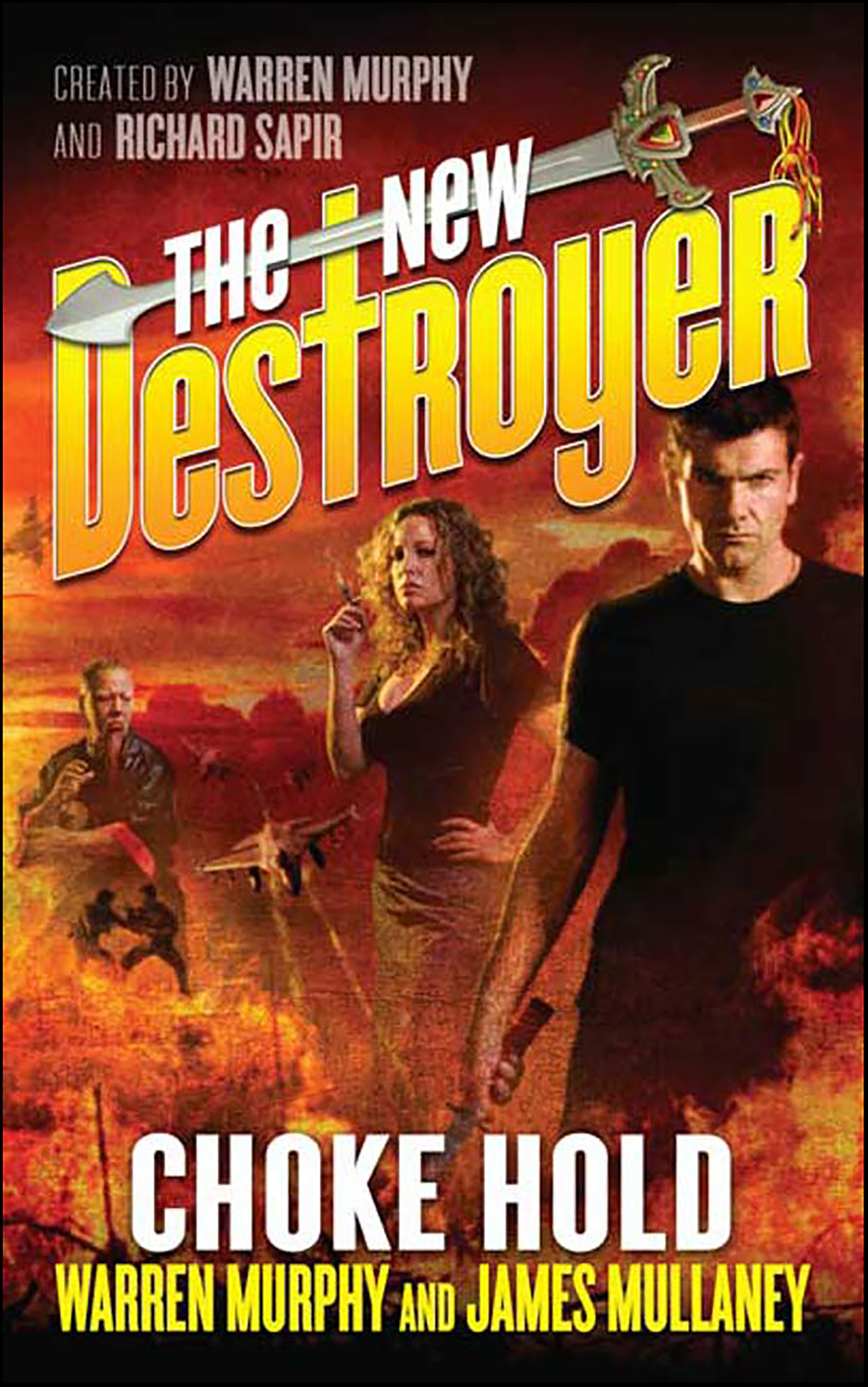 This image is the cover for the book New Destroyer: Choke Hold, The Destroyer