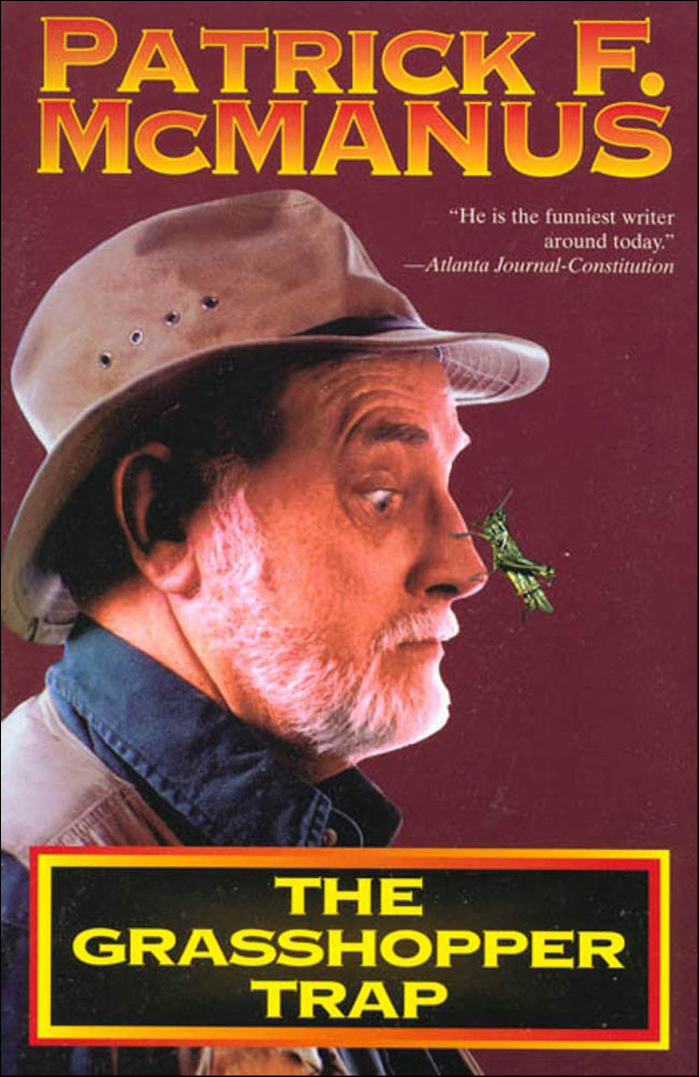 This image is the cover for the book Grasshopper Trap