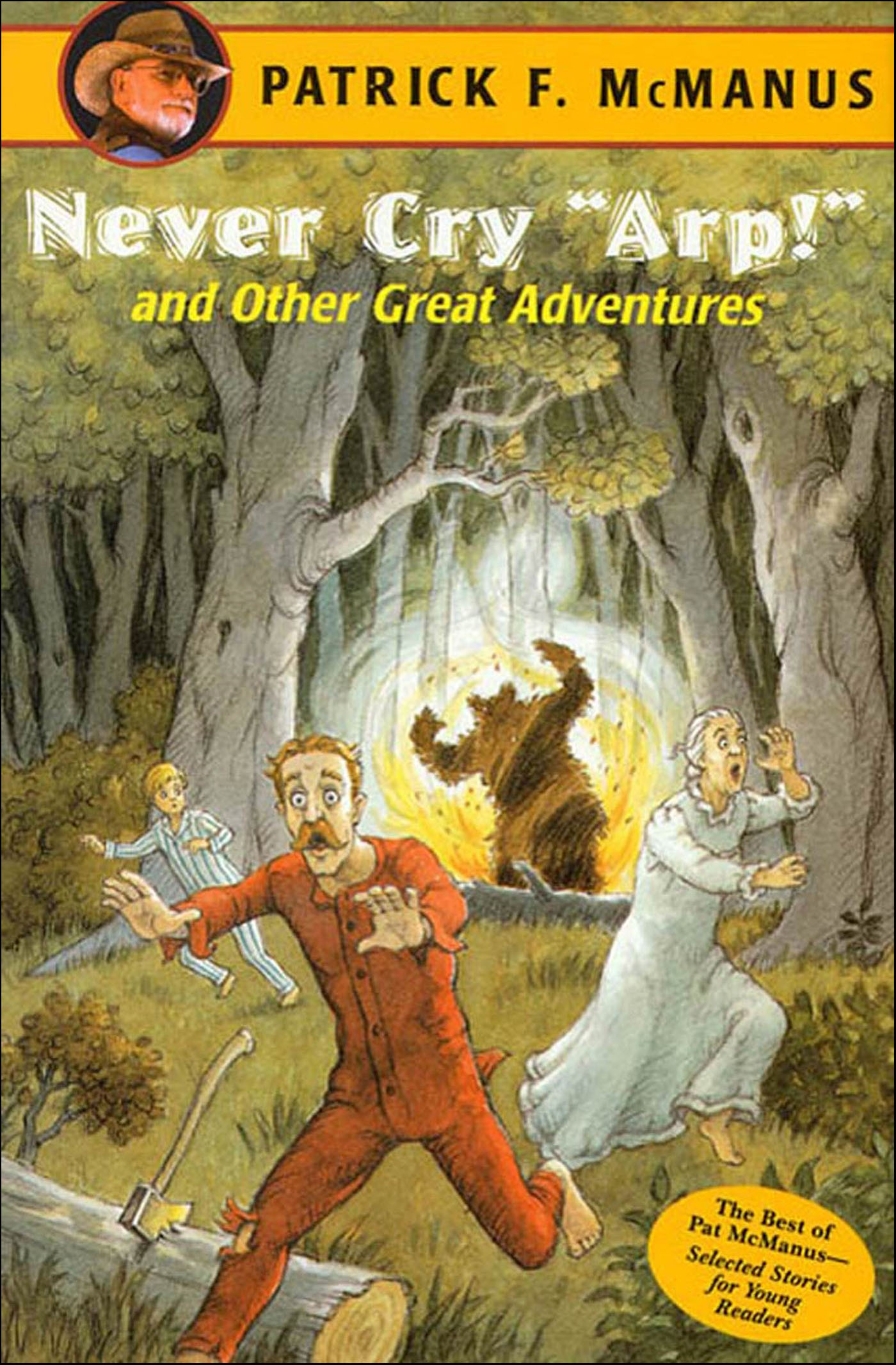 This image is the cover for the book Never Cry "Arp!" and Other Great Adventures
