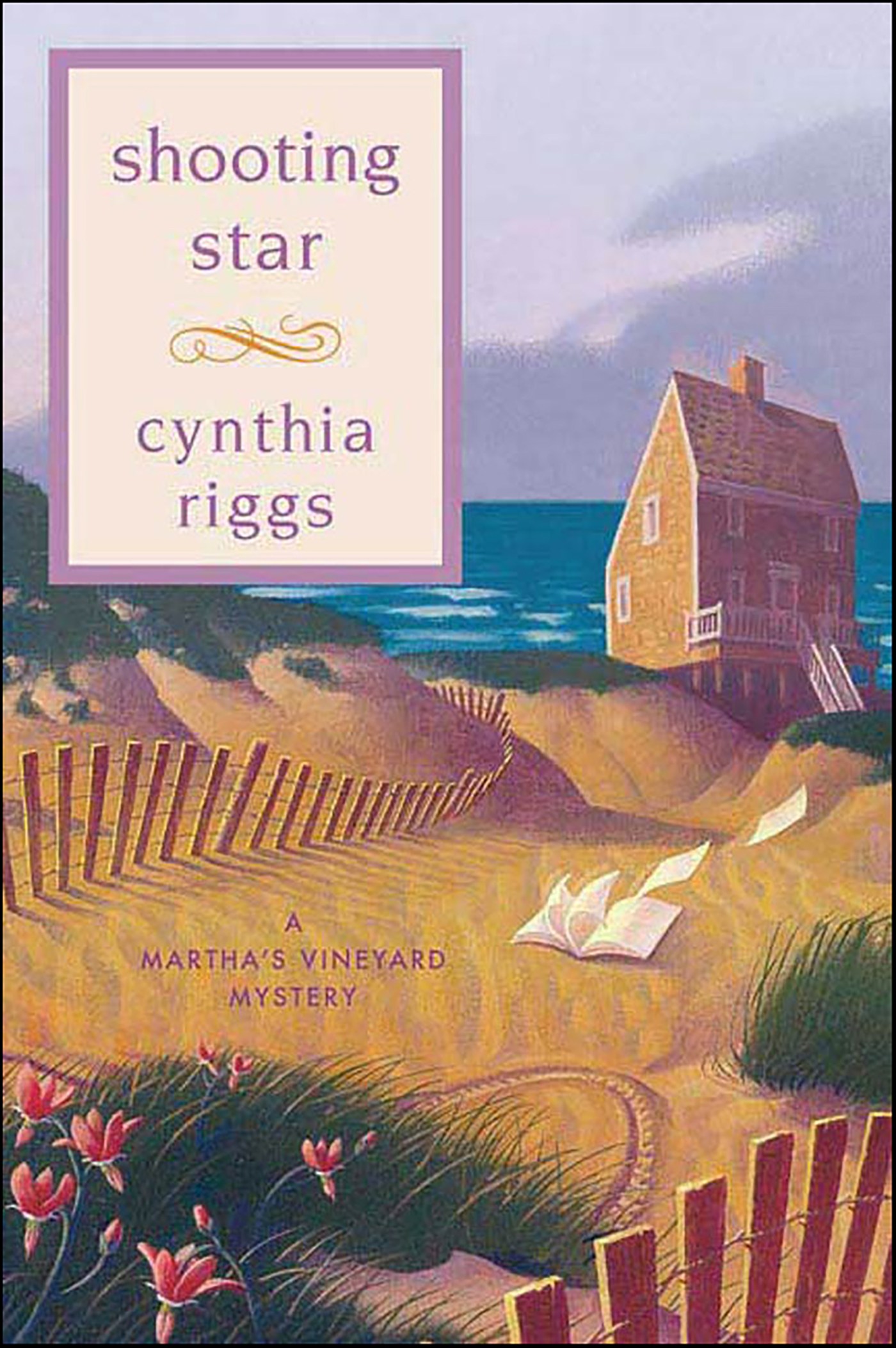 This image is the cover for the book Shooting Star, Martha's Vineyard Mysteries
