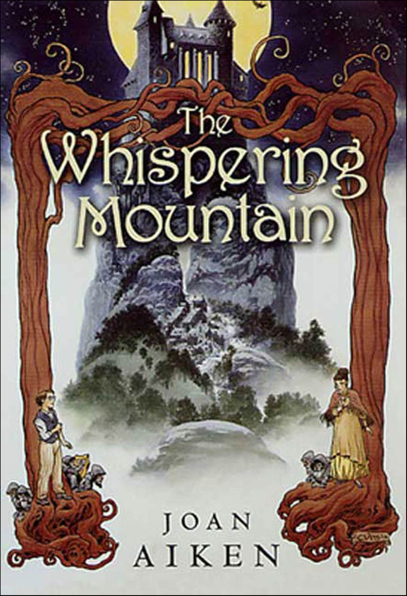 This image is the cover for the book Whispering Mountain, Wolves Chronicles