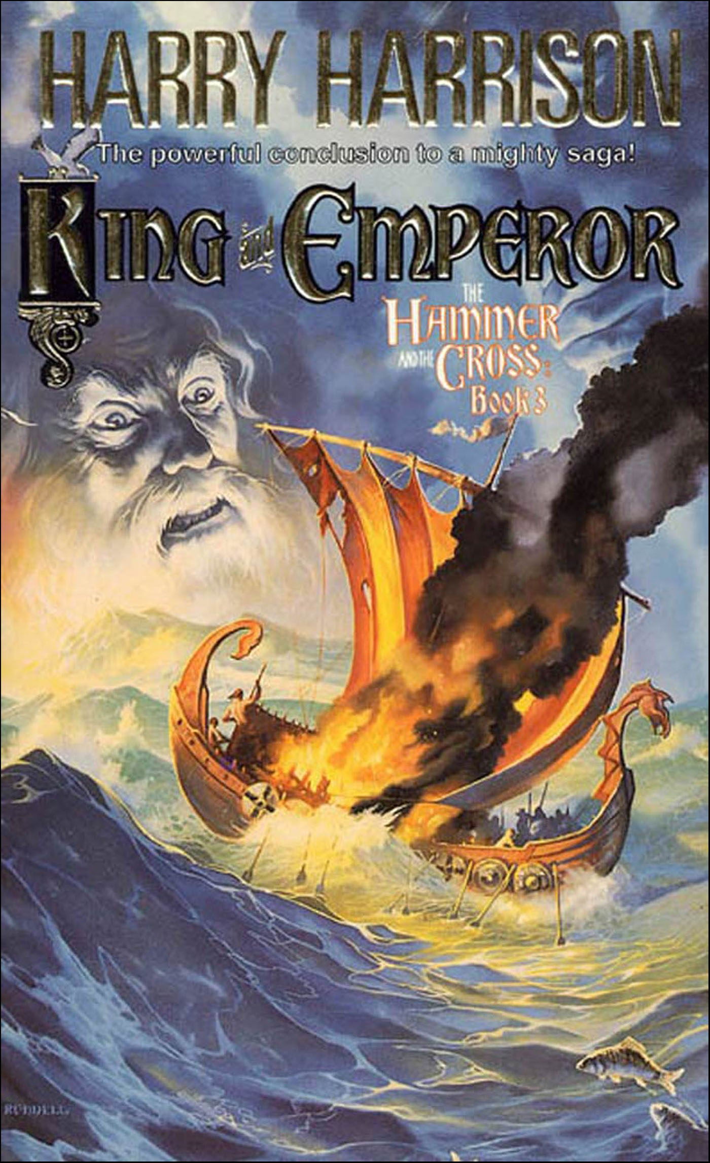 This image is the cover for the book King and Emperor, The Hammer and the Cross