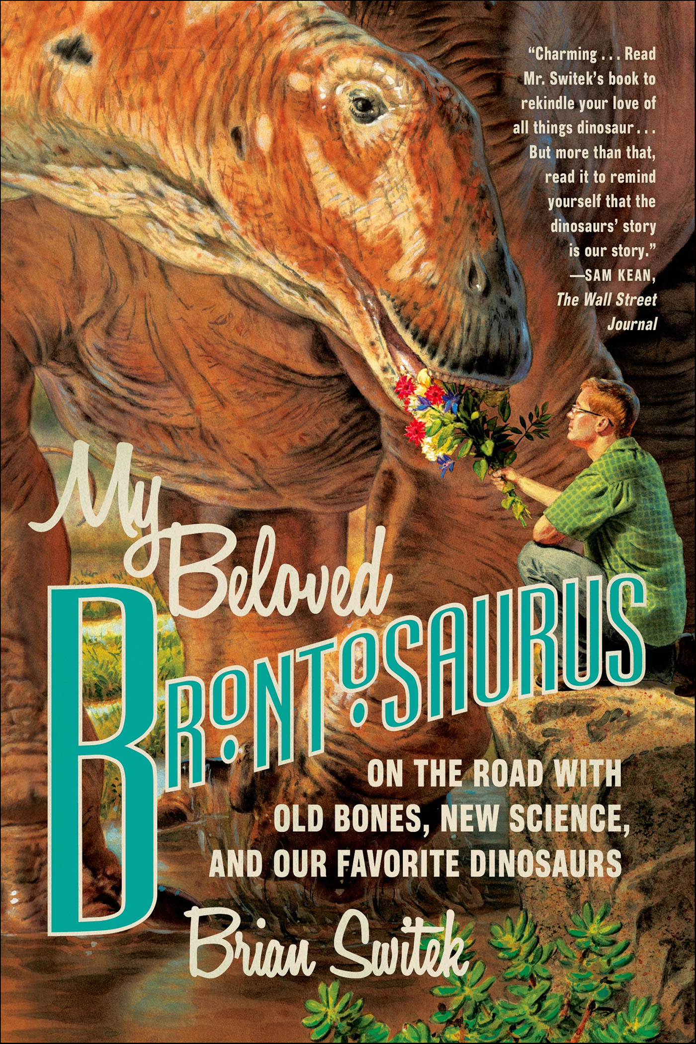 This image is the cover for the book My Beloved Brontosaurus