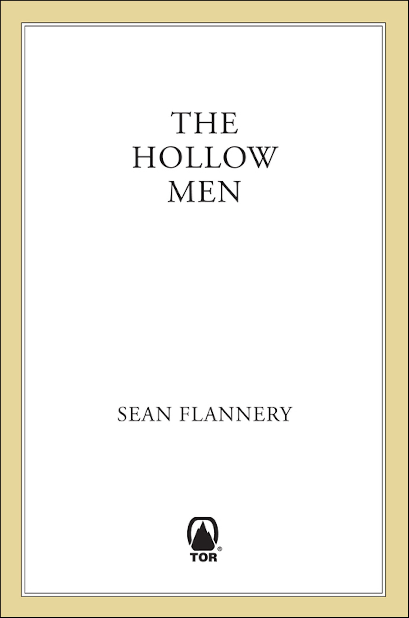 This image is the cover for the book Hollow Men, Wallace Mahoney