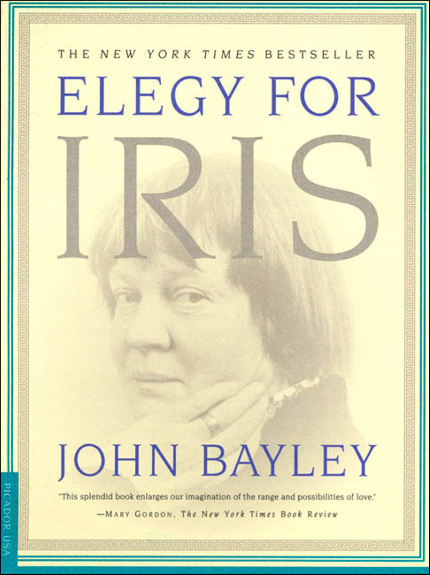 This image is the cover for the book Elegy for Iris