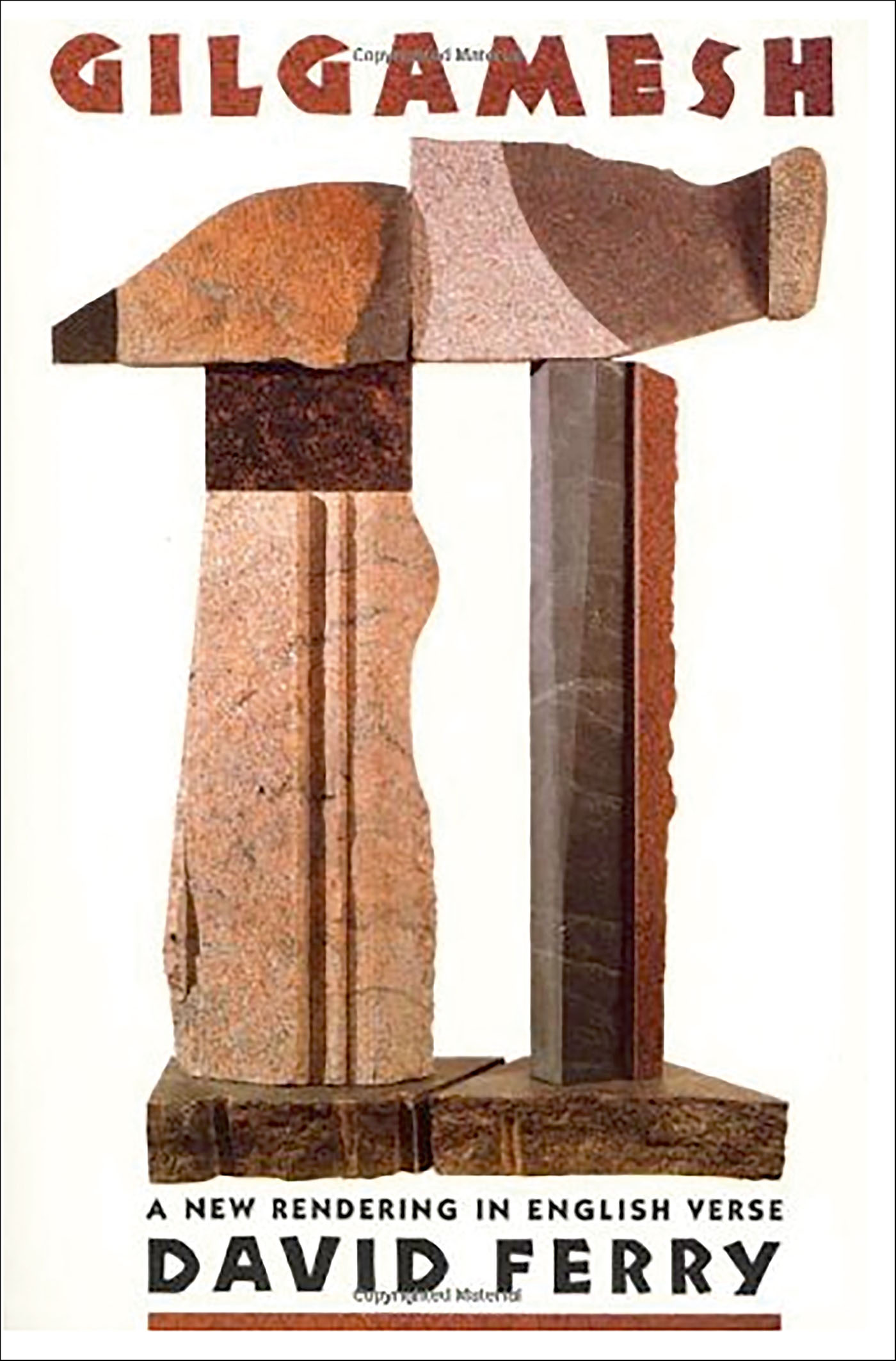 This image is the cover for the book Gilgamesh