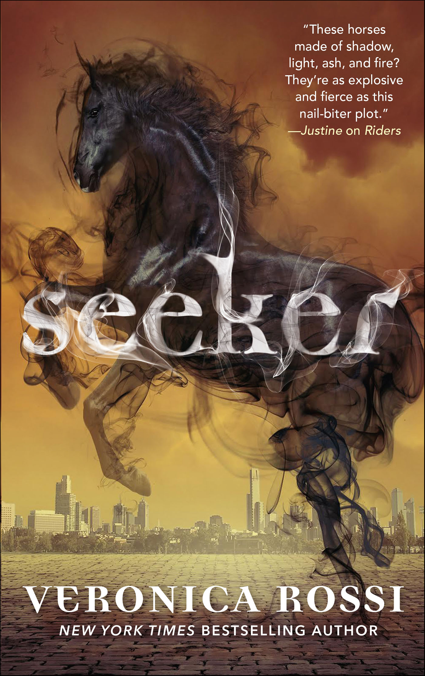 This image is the cover for the book Seeker, Riders