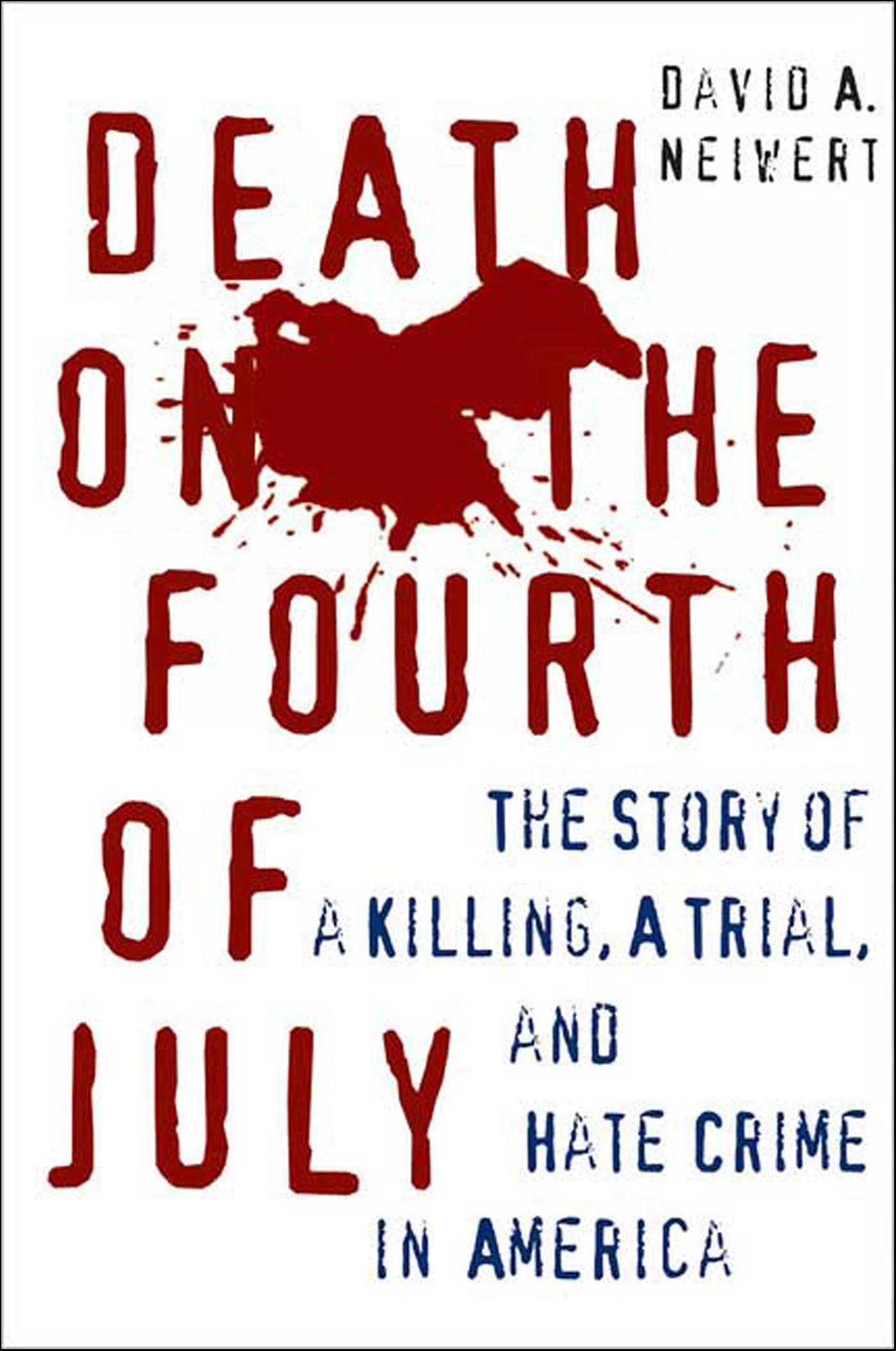 This image is the cover for the book Death on the Fourth of July