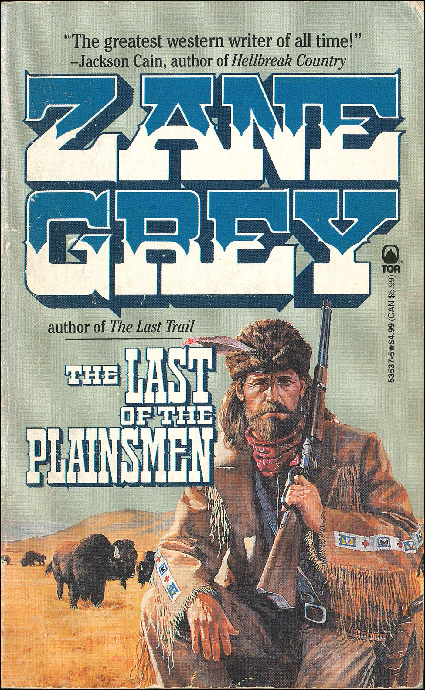 This image is the cover for the book Last of the Plainsmen
