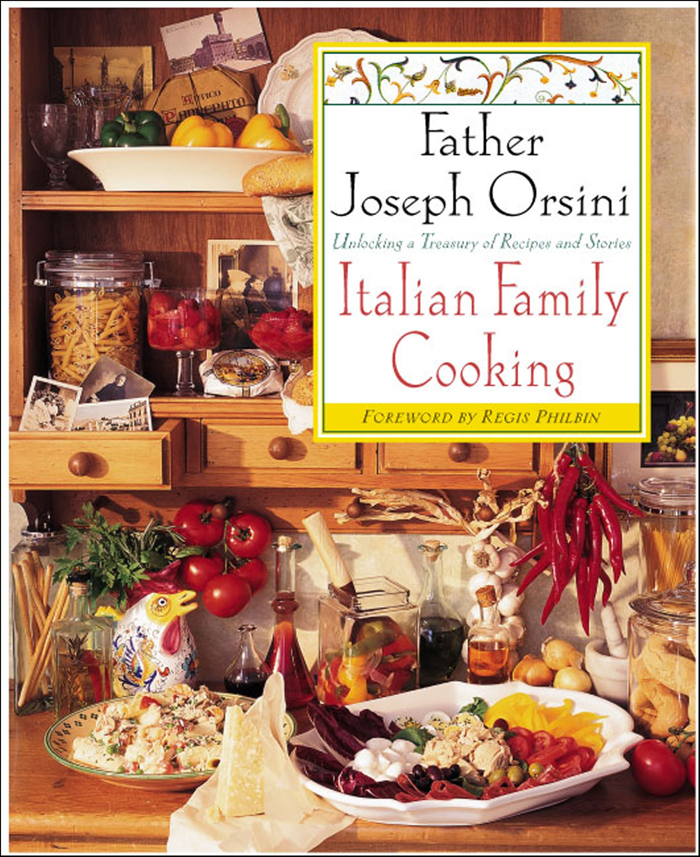 This image is the cover for the book Italian Family Cooking