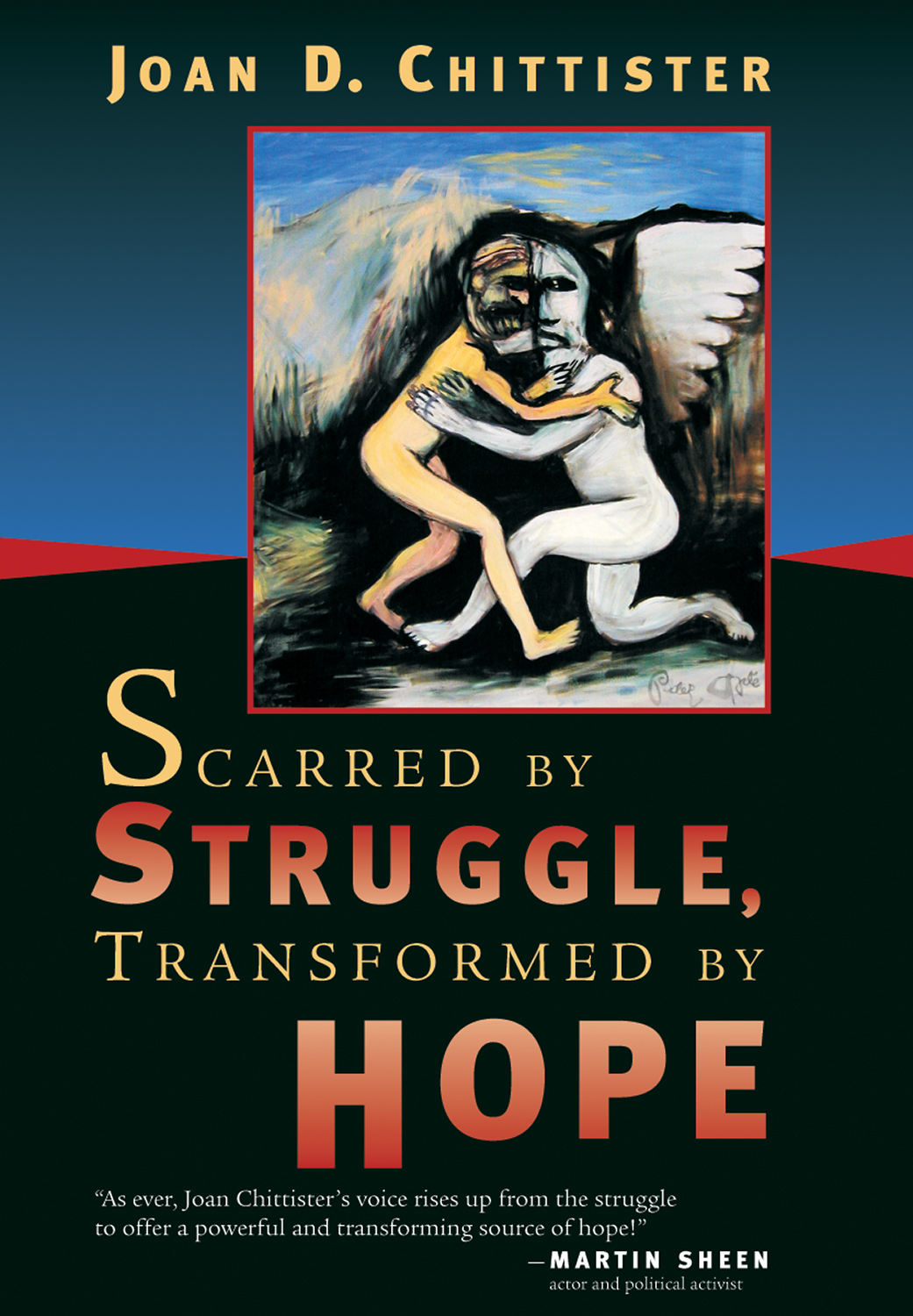 This image is the cover for the book Scarred by Struggle, Transformed by Hope