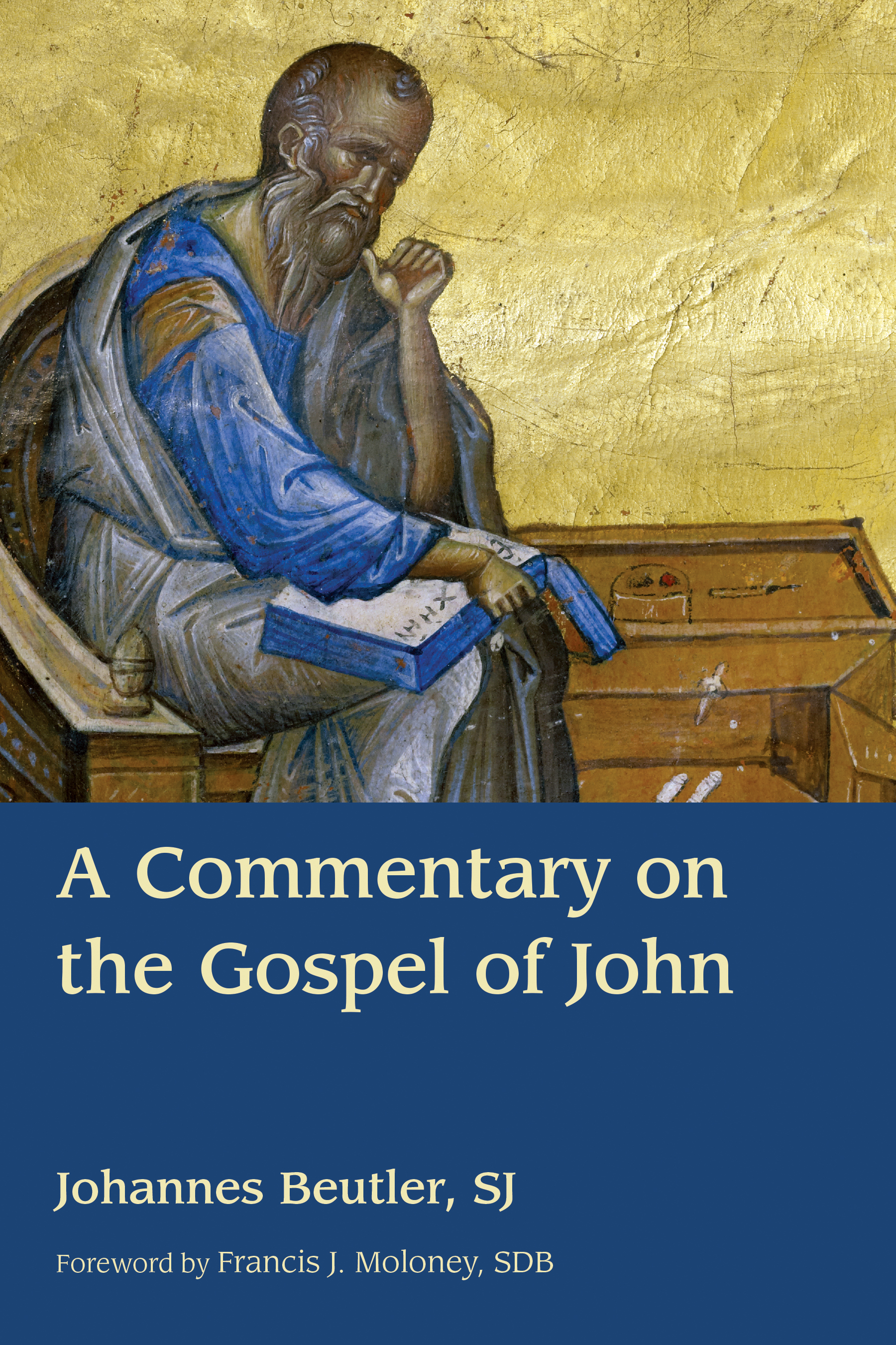 This image is the cover for the book A Commentary on the Gospel of John
