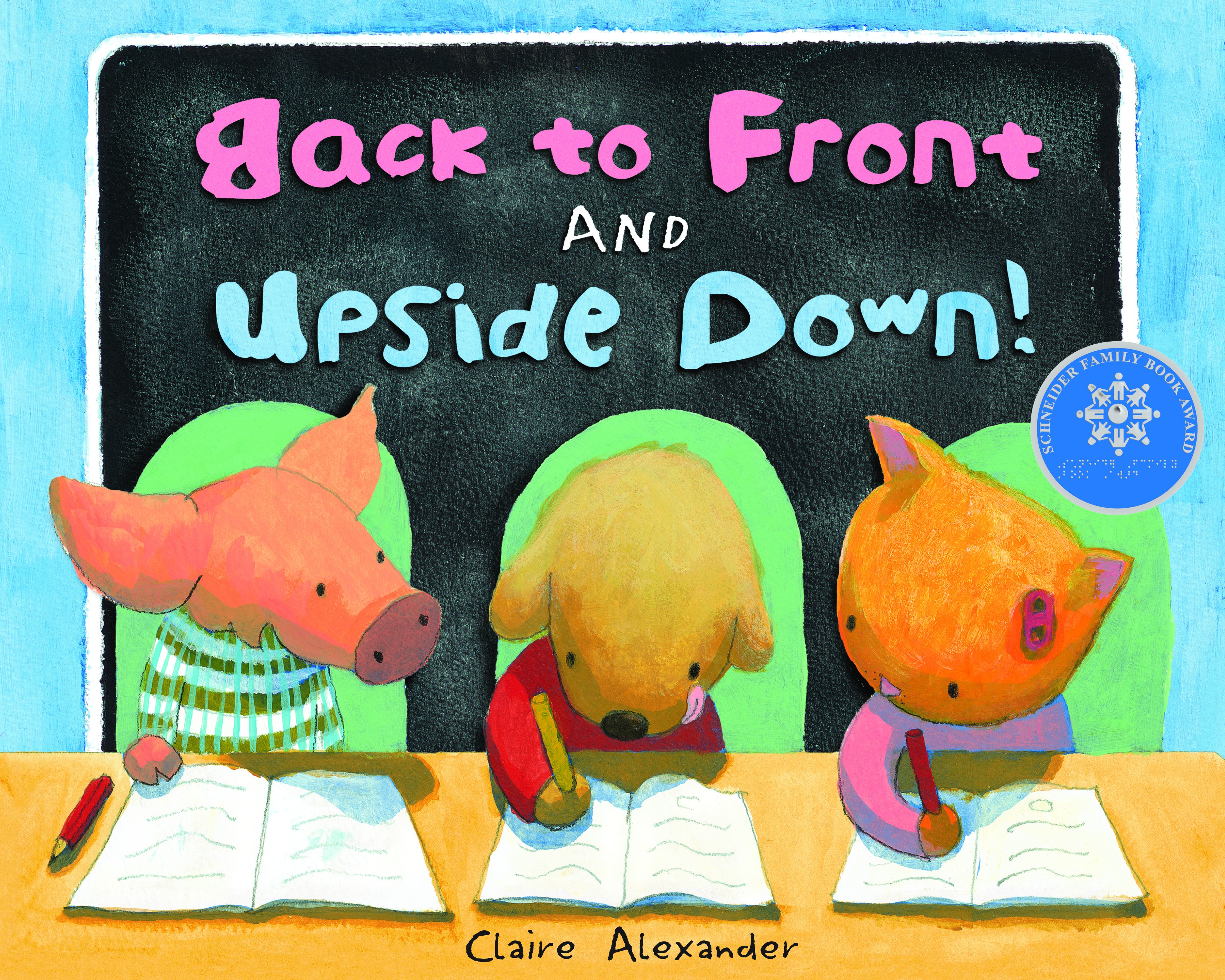 This image is the cover for the book Back to Front and Upside Down