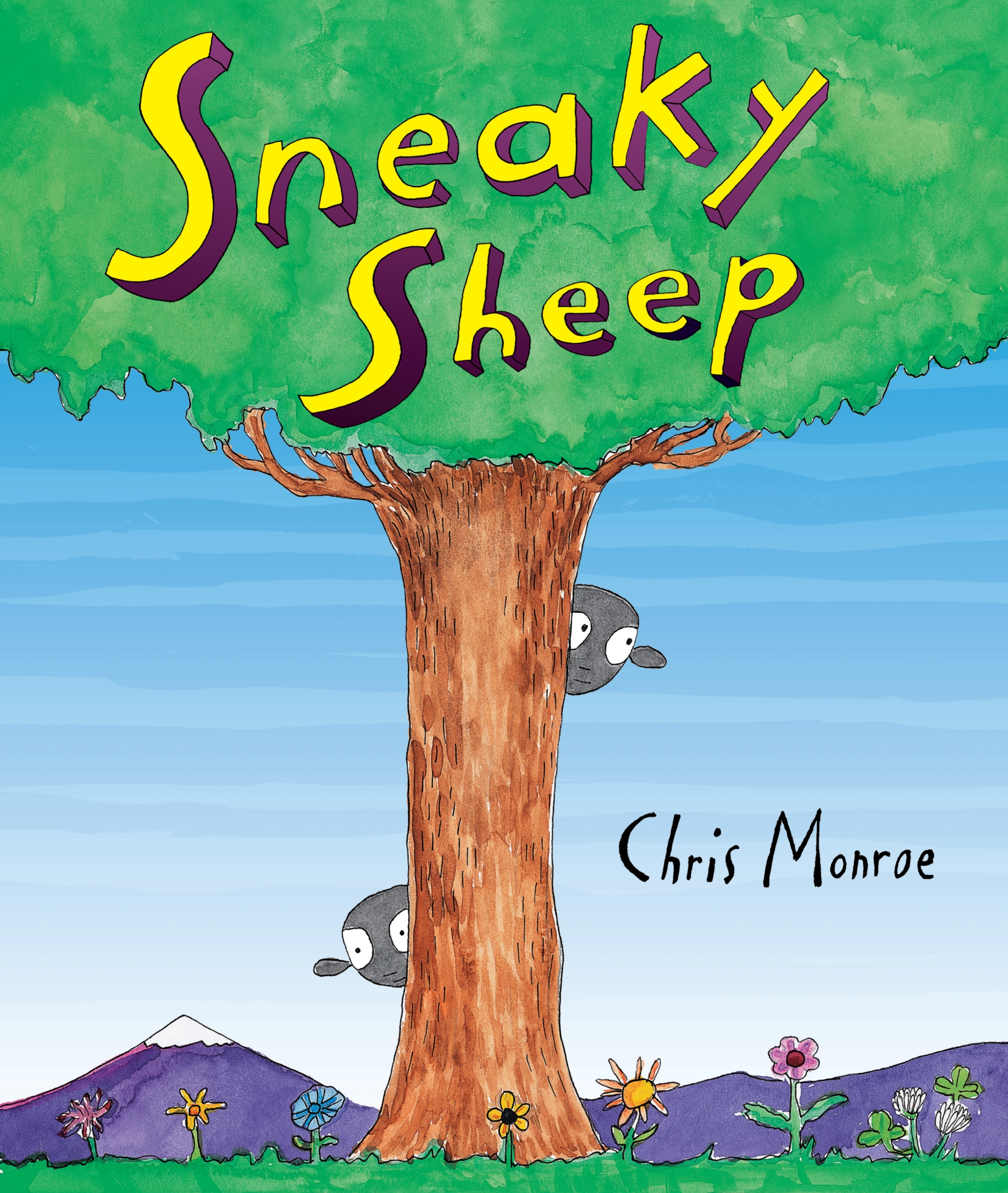 This image is the cover for the book Sneaky Sheep