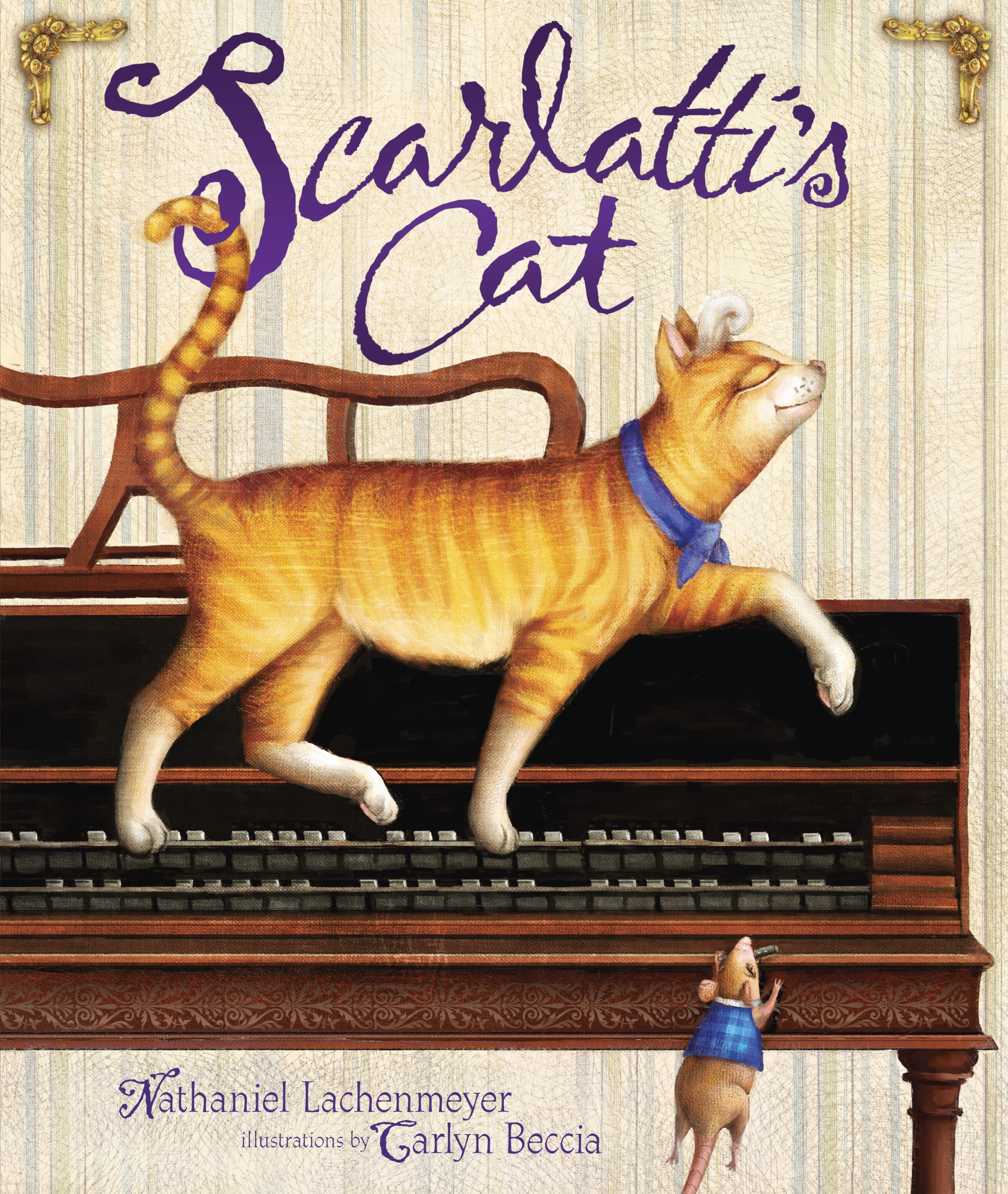 This image is the cover for the book Scarlatti's Cat