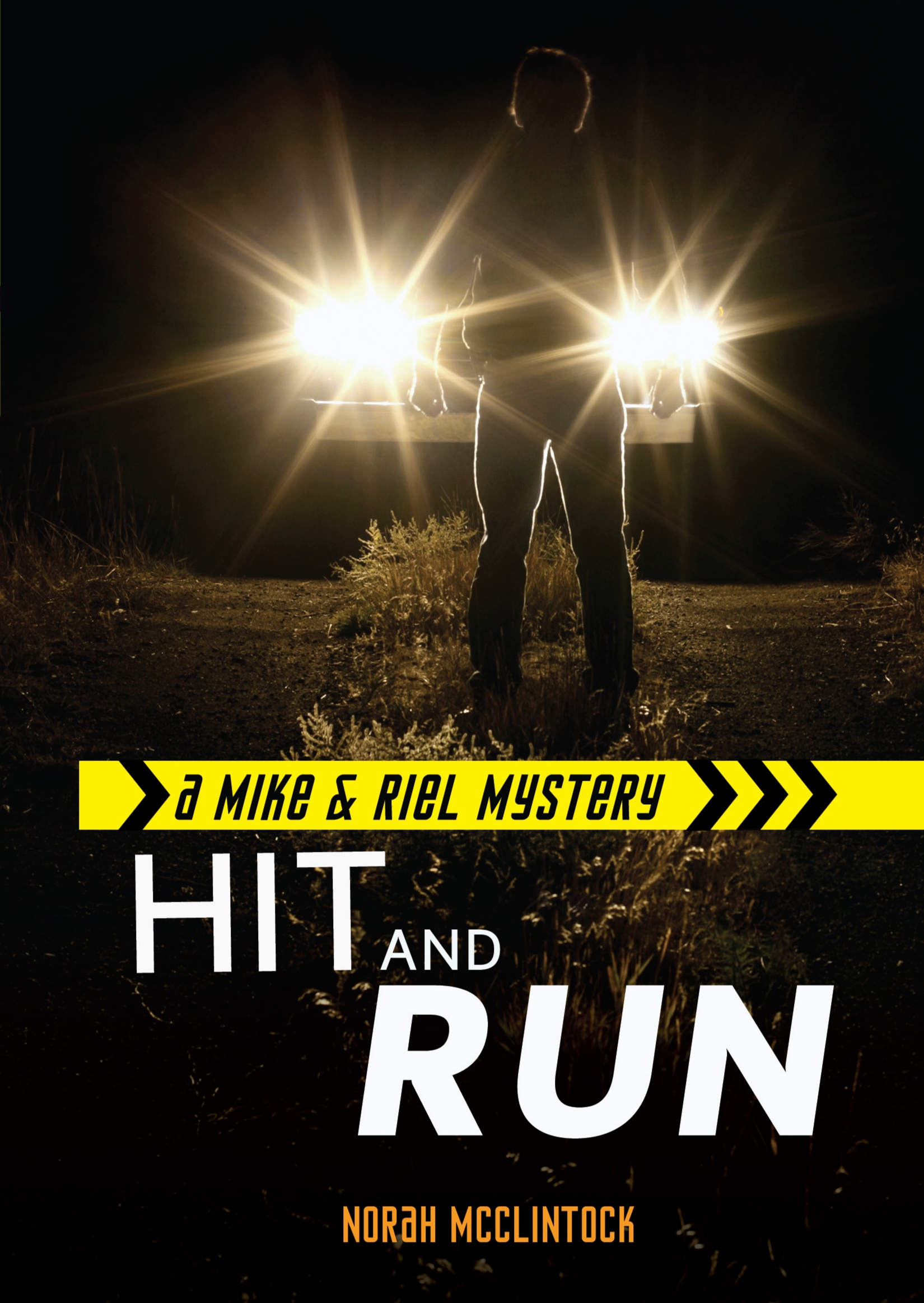 This image is the cover for the book Hit and Run, Mike & Riel Mysteries