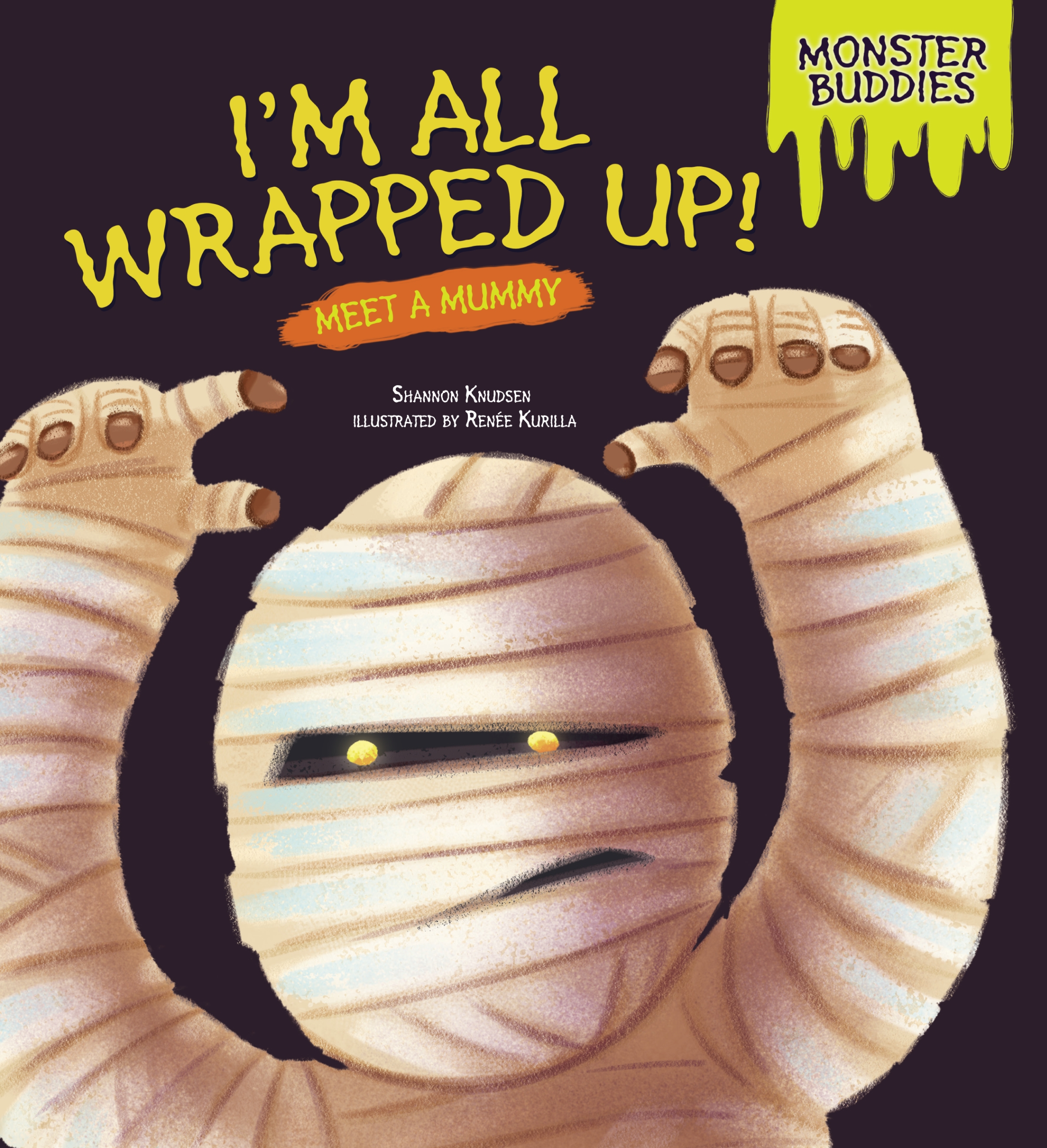 This image is the cover for the book I'm All Wrapped Up!, Monster Buddies