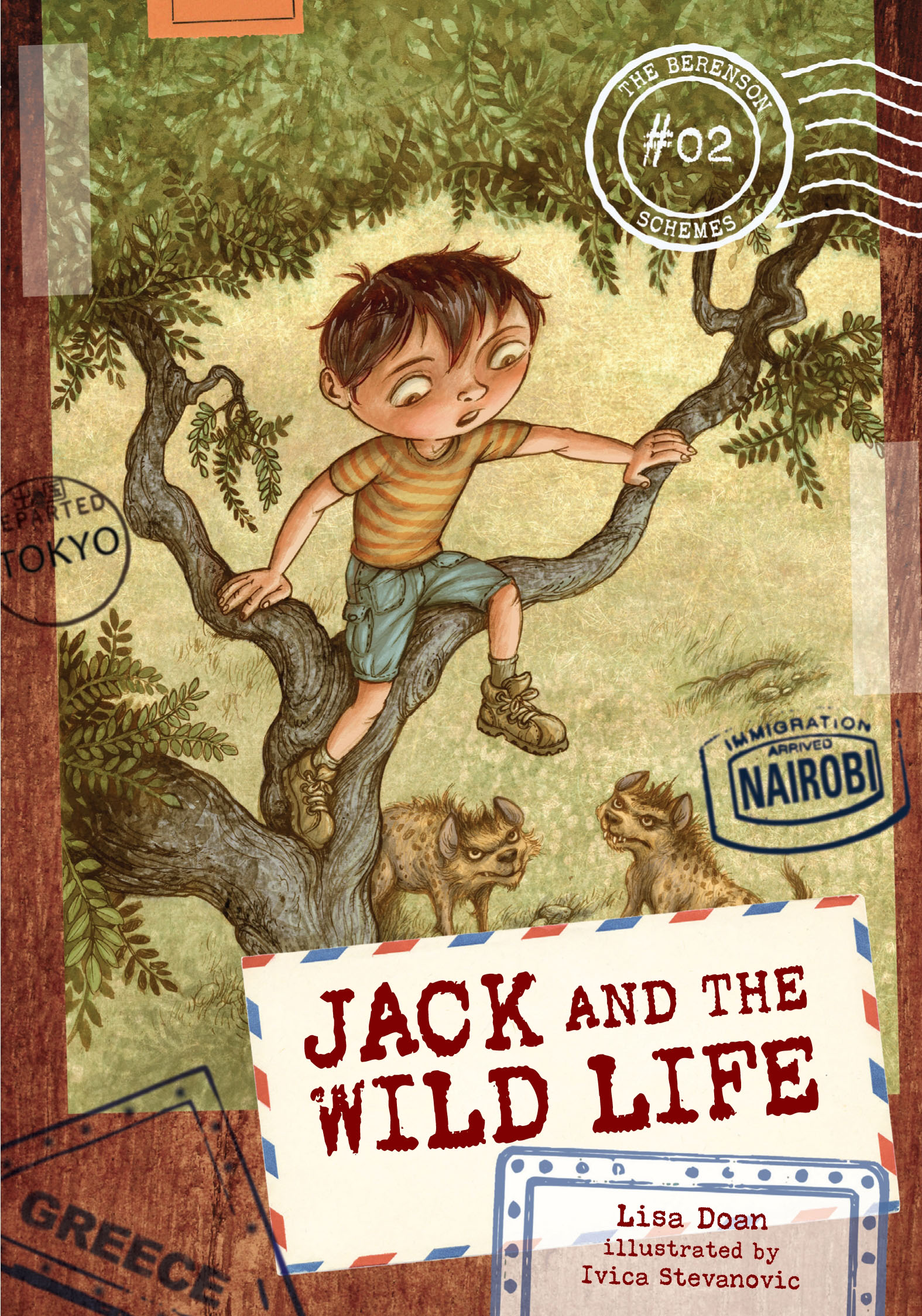 This image is the cover for the book Jack and the Wild Life, The Berenson Schemes