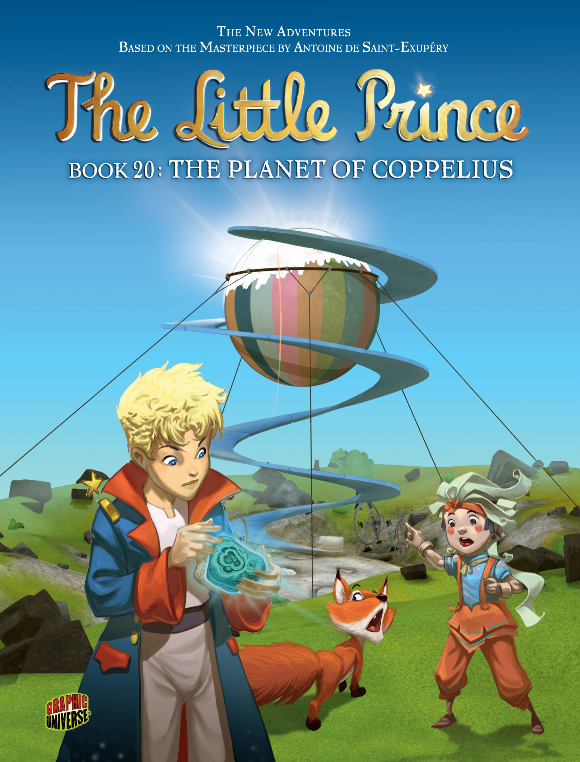 This image is the cover for the book Planet of Coppelius, The Little Prince