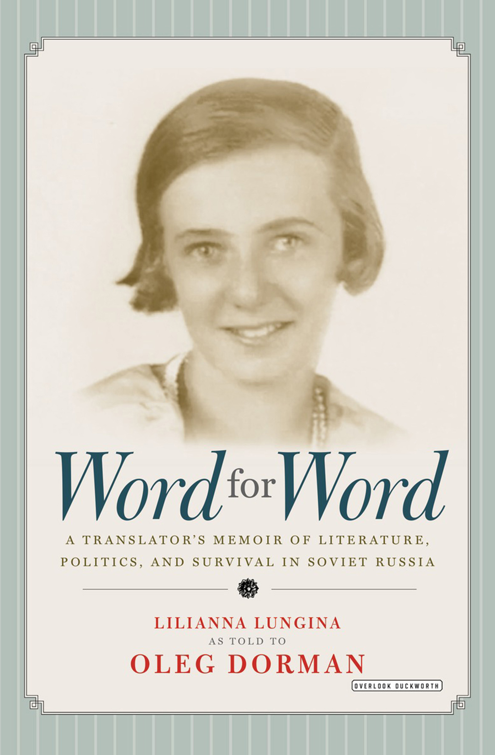 This image is the cover for the book Word for Word