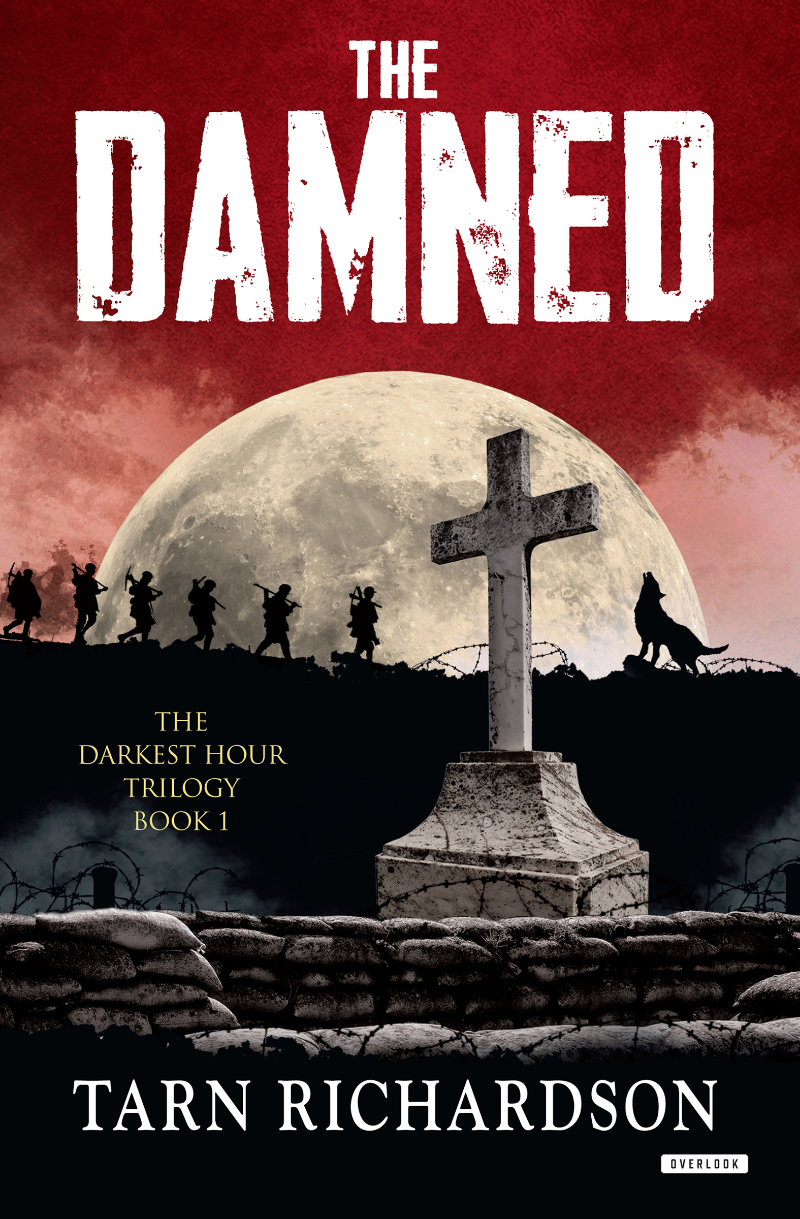 This image is the cover for the book Damned, The Darkest Hand Trilogy