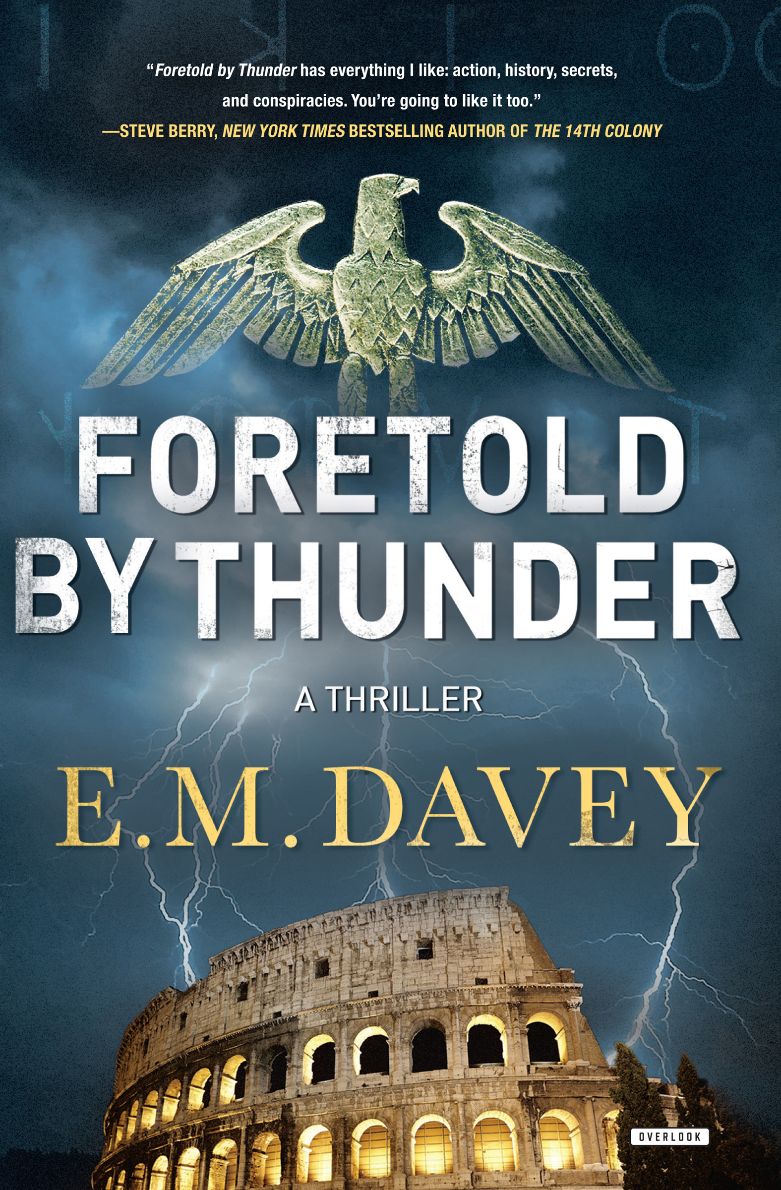 This image is the cover for the book Foretold by Thunder