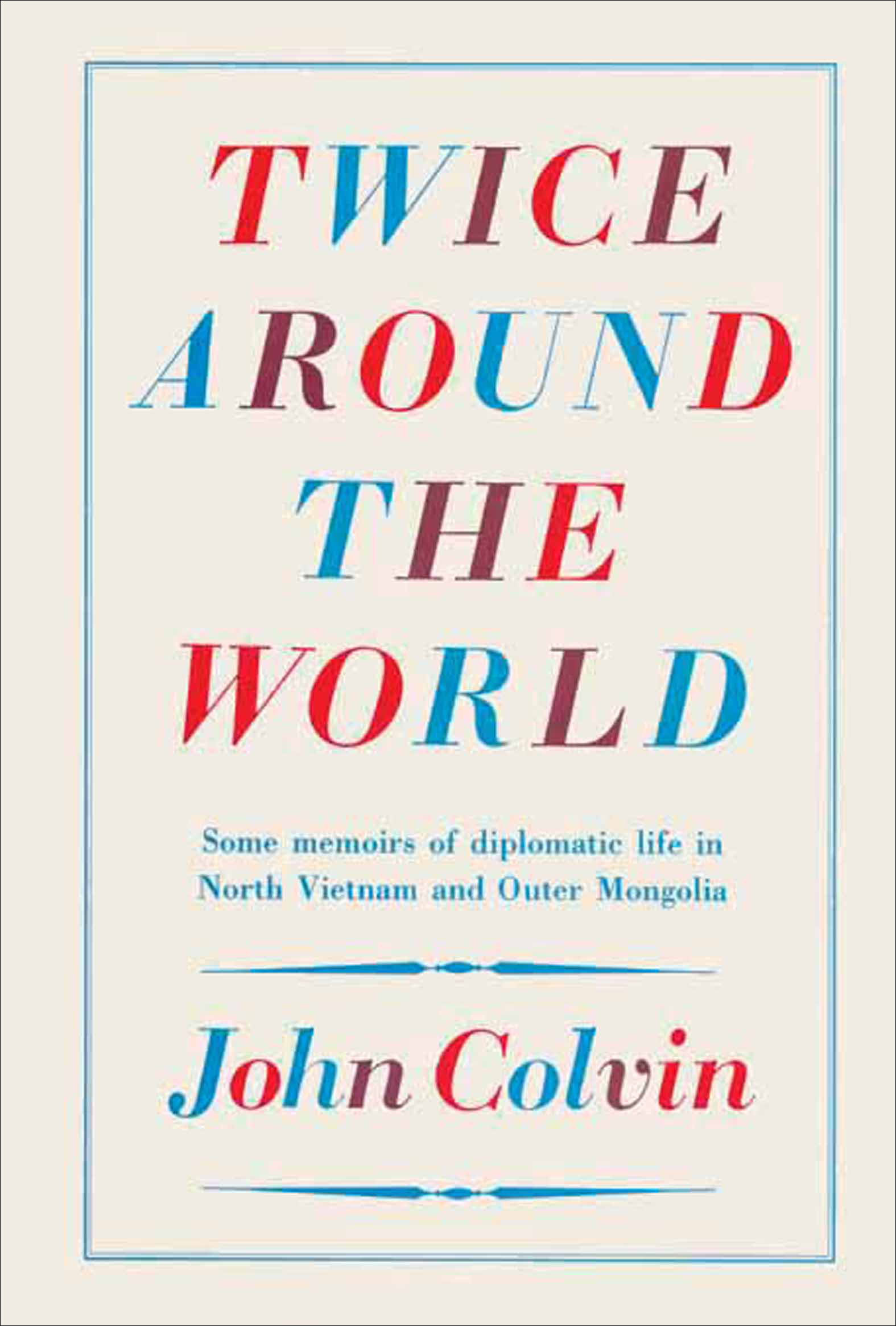 This image is the cover for the book Twice Around the World