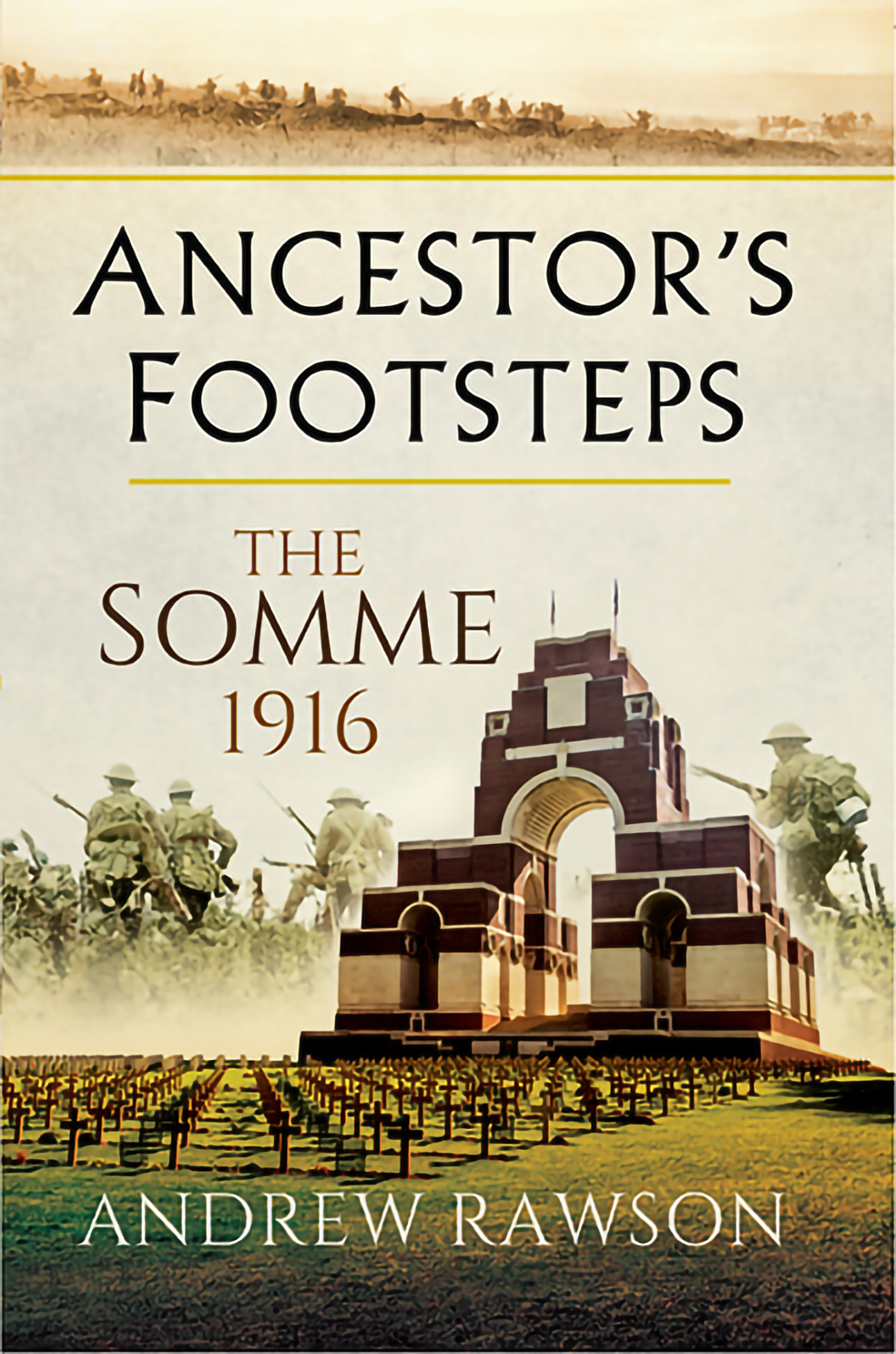 This image is the cover for the book Ancestor's Footsteps