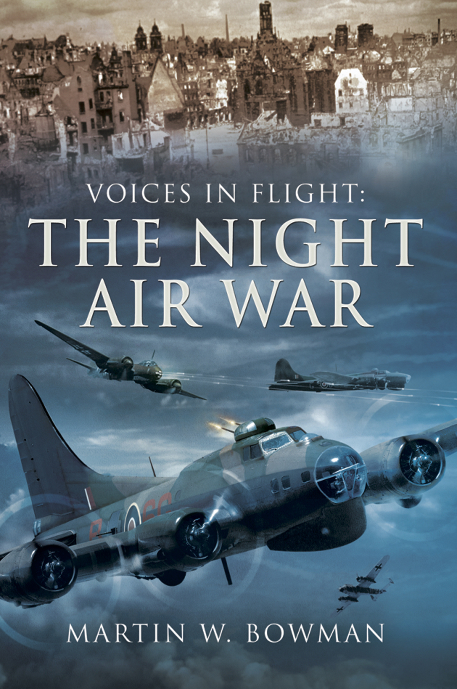 This image is the cover for the book Night Air War, Voices in Flight