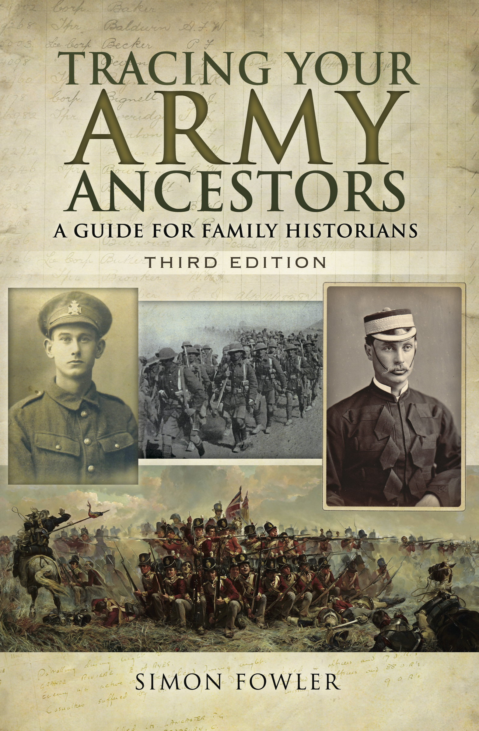 This image is the cover for the book Tracing Your Army Ancestors, Tracing Your Ancestors
