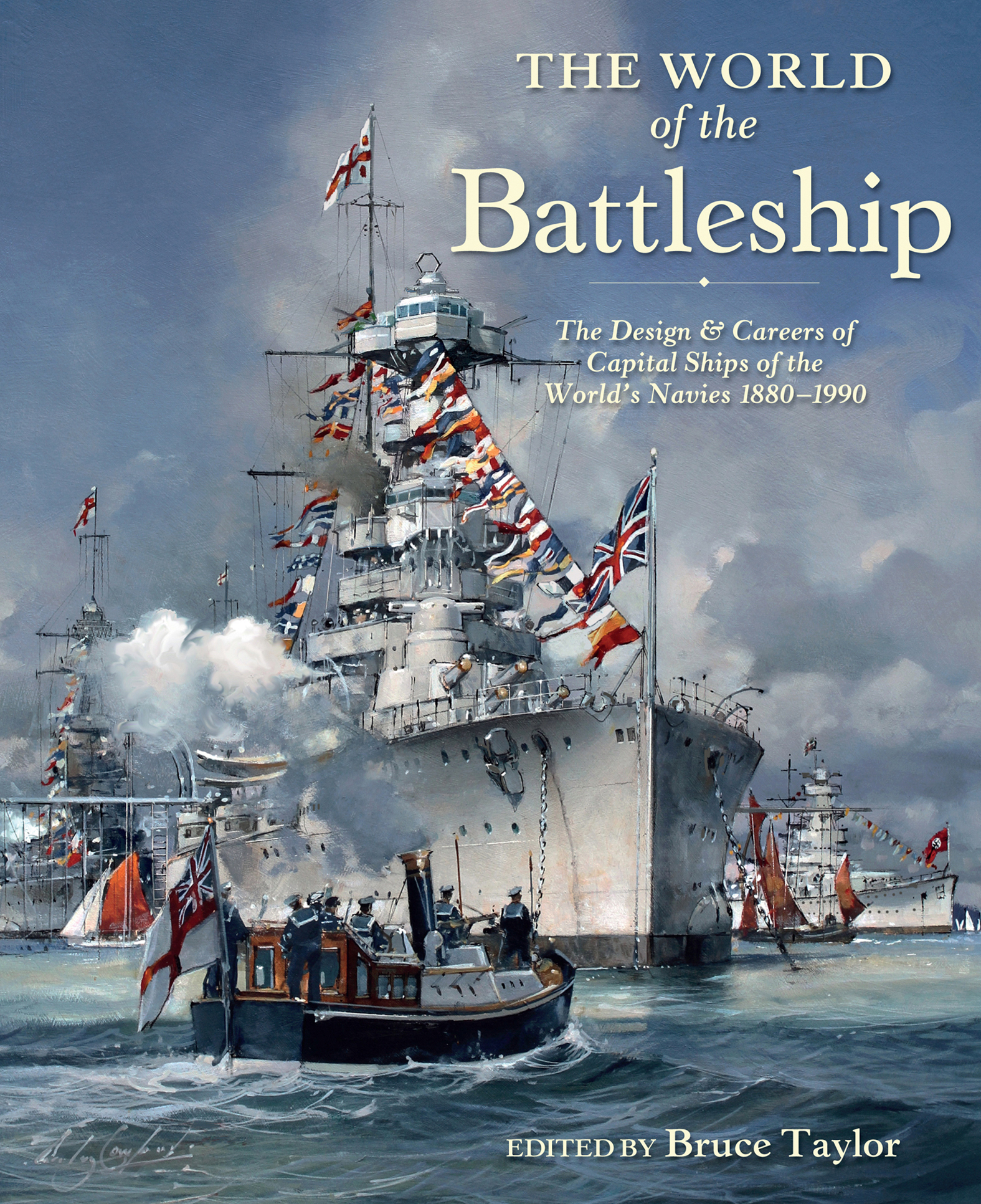 This image is the cover for the book World of the Battleship