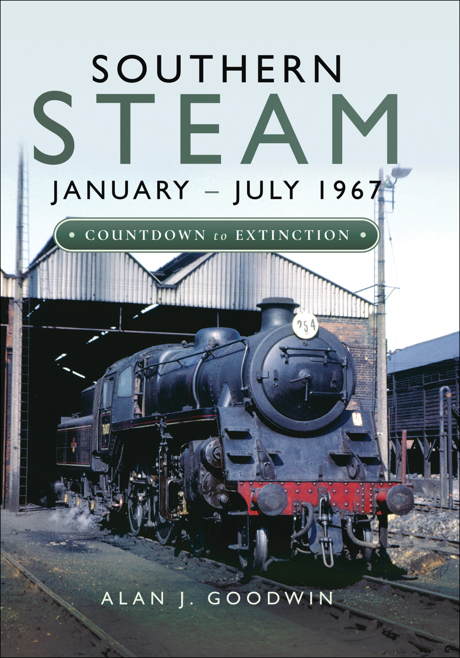 This image is the cover for the book Southern Steam: January–July 1967