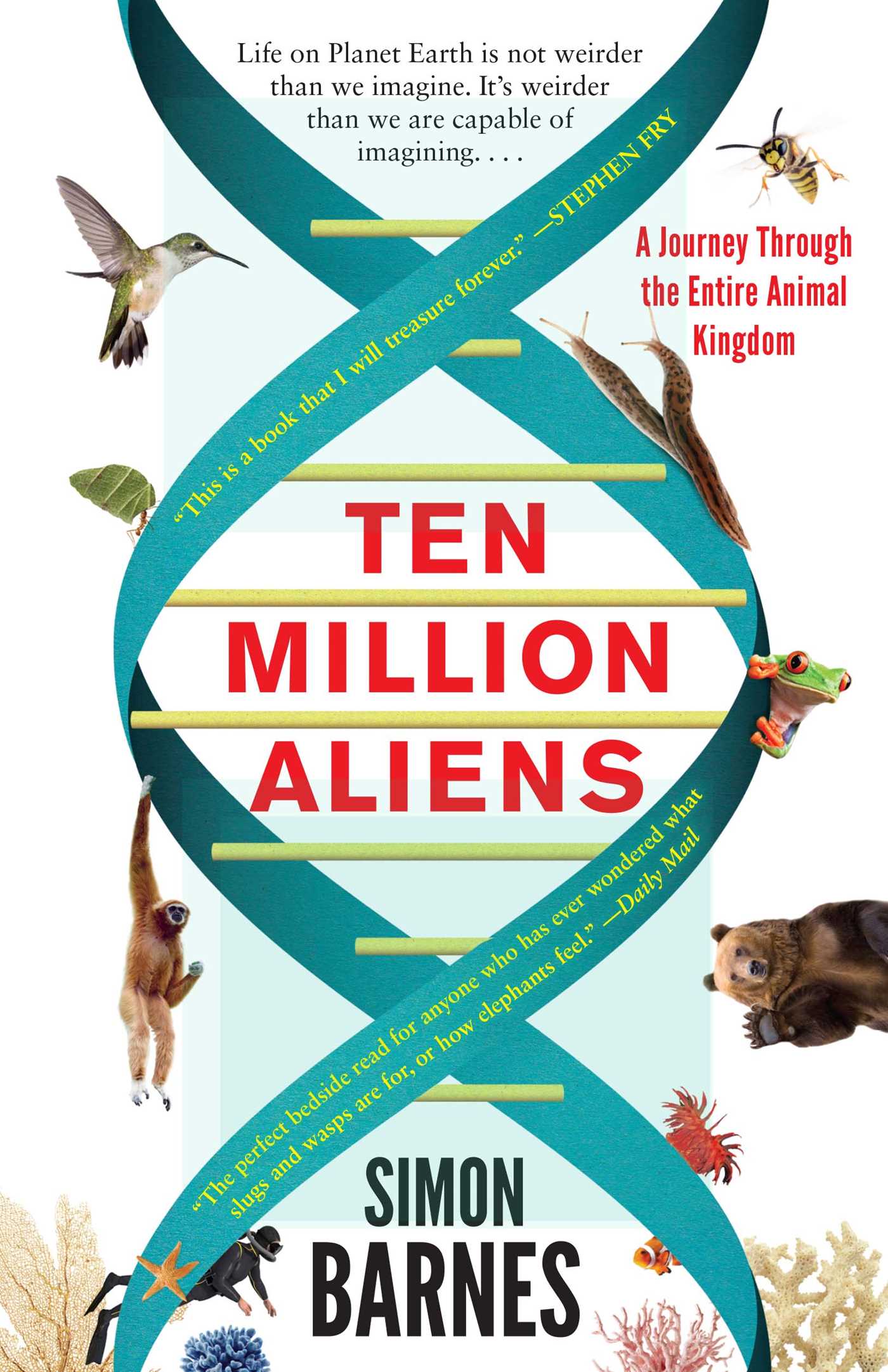 This image is the cover for the book Ten Million Aliens