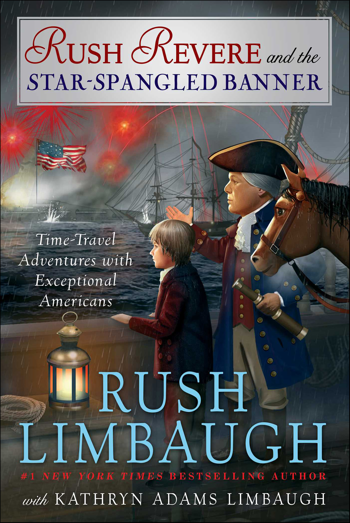 This image is the cover for the book Rush Revere and the Star-Spangled Banner