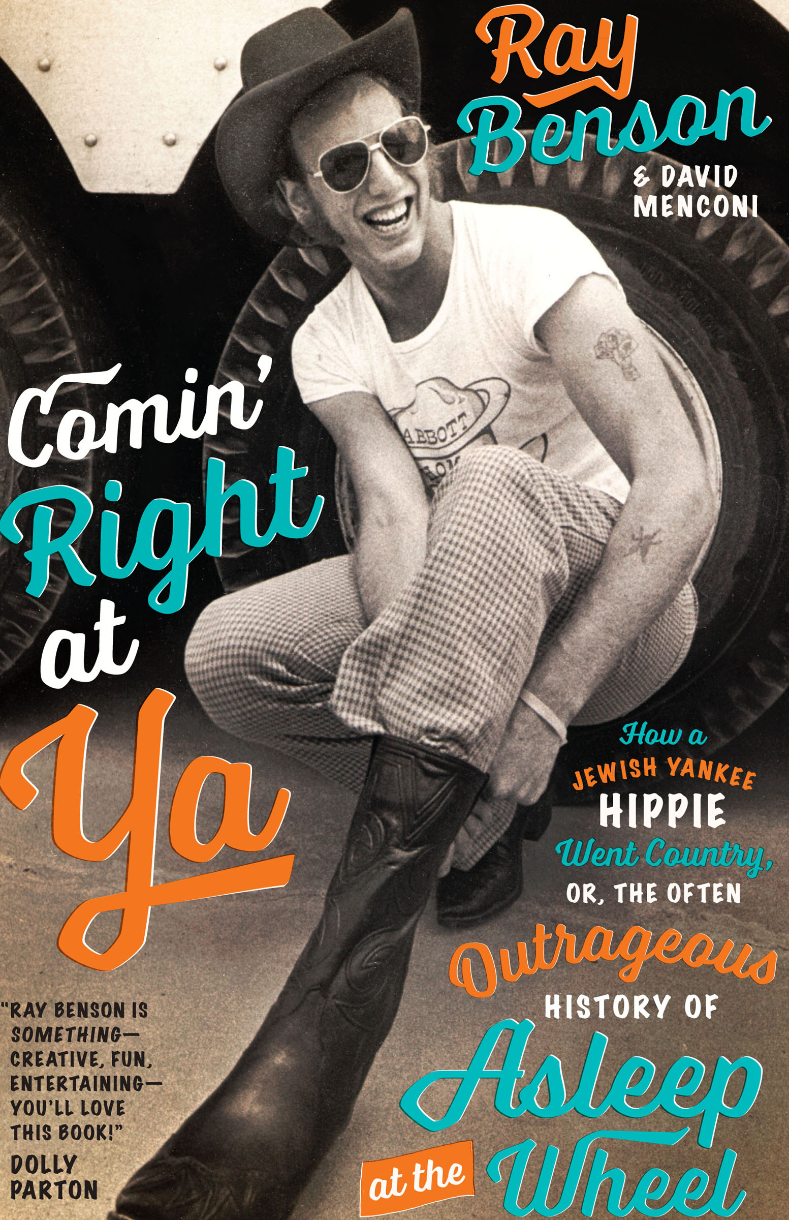 This image is the cover for the book Comin' Right at Ya, Brad and Michele Moore Roots Music Series