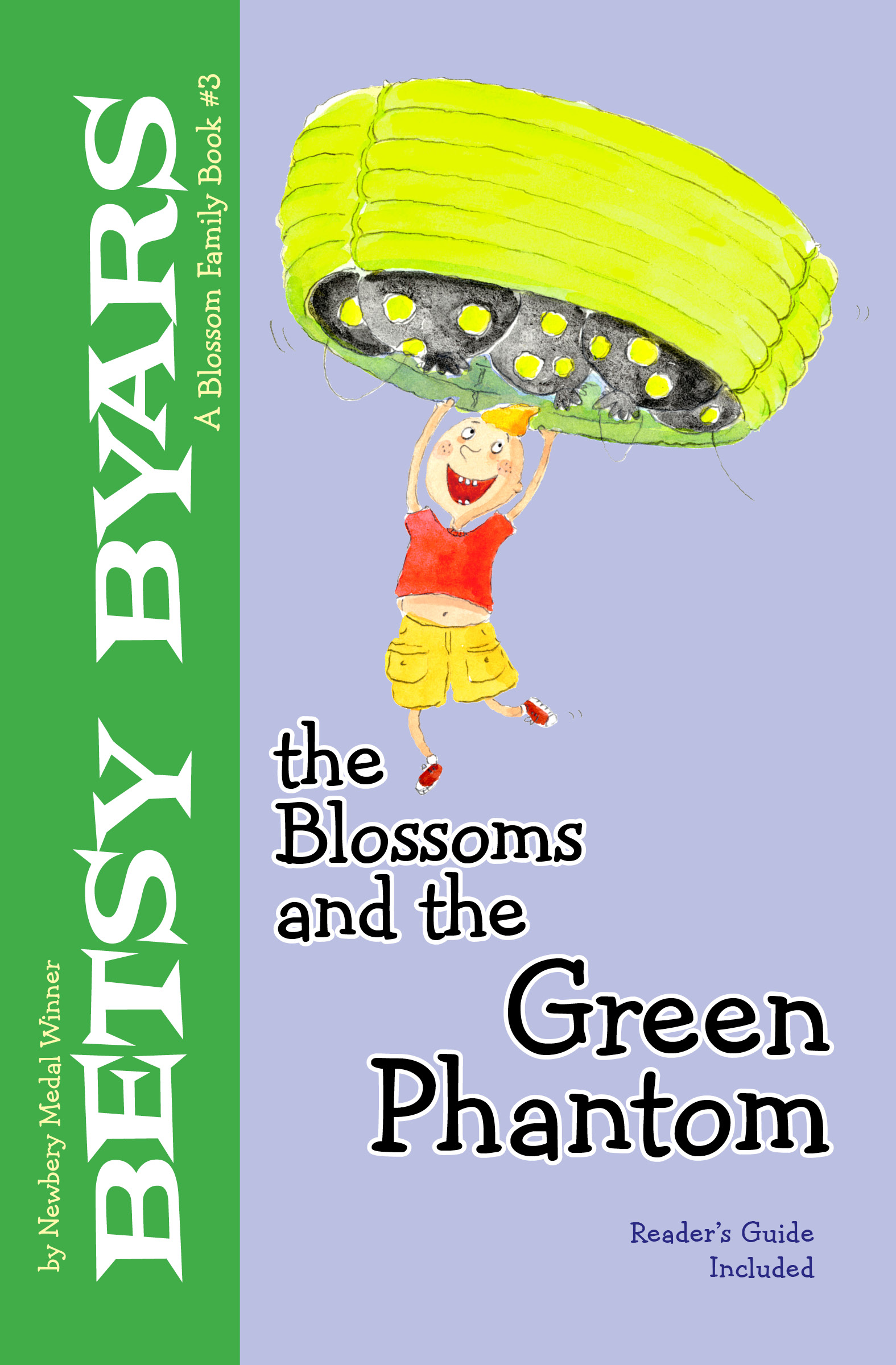This image is the cover for the book Blossoms and the Green Phantom, The Blossom Family Books