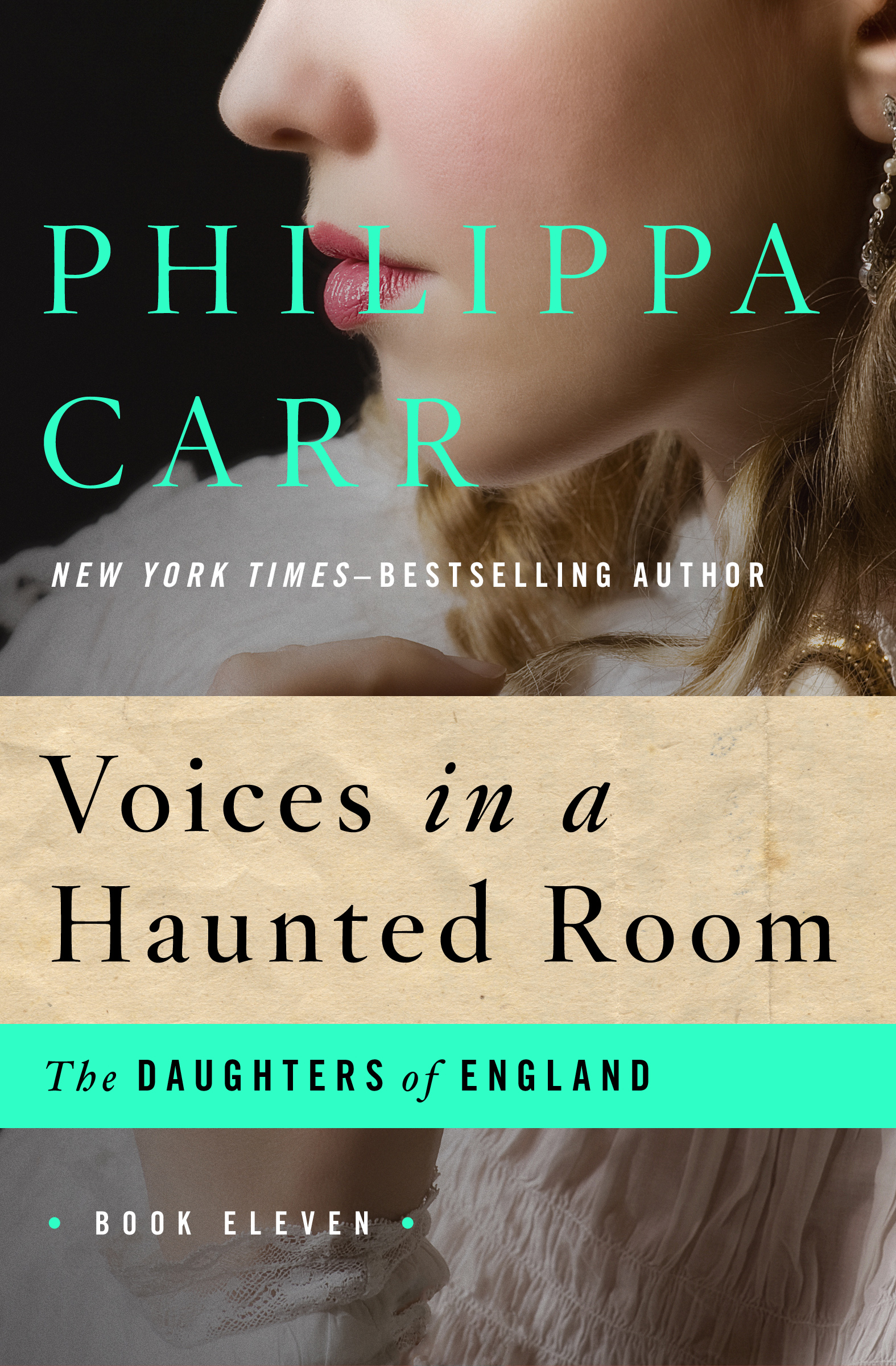 This image is the cover for the book Voices in a Haunted Room, The Daughters of England