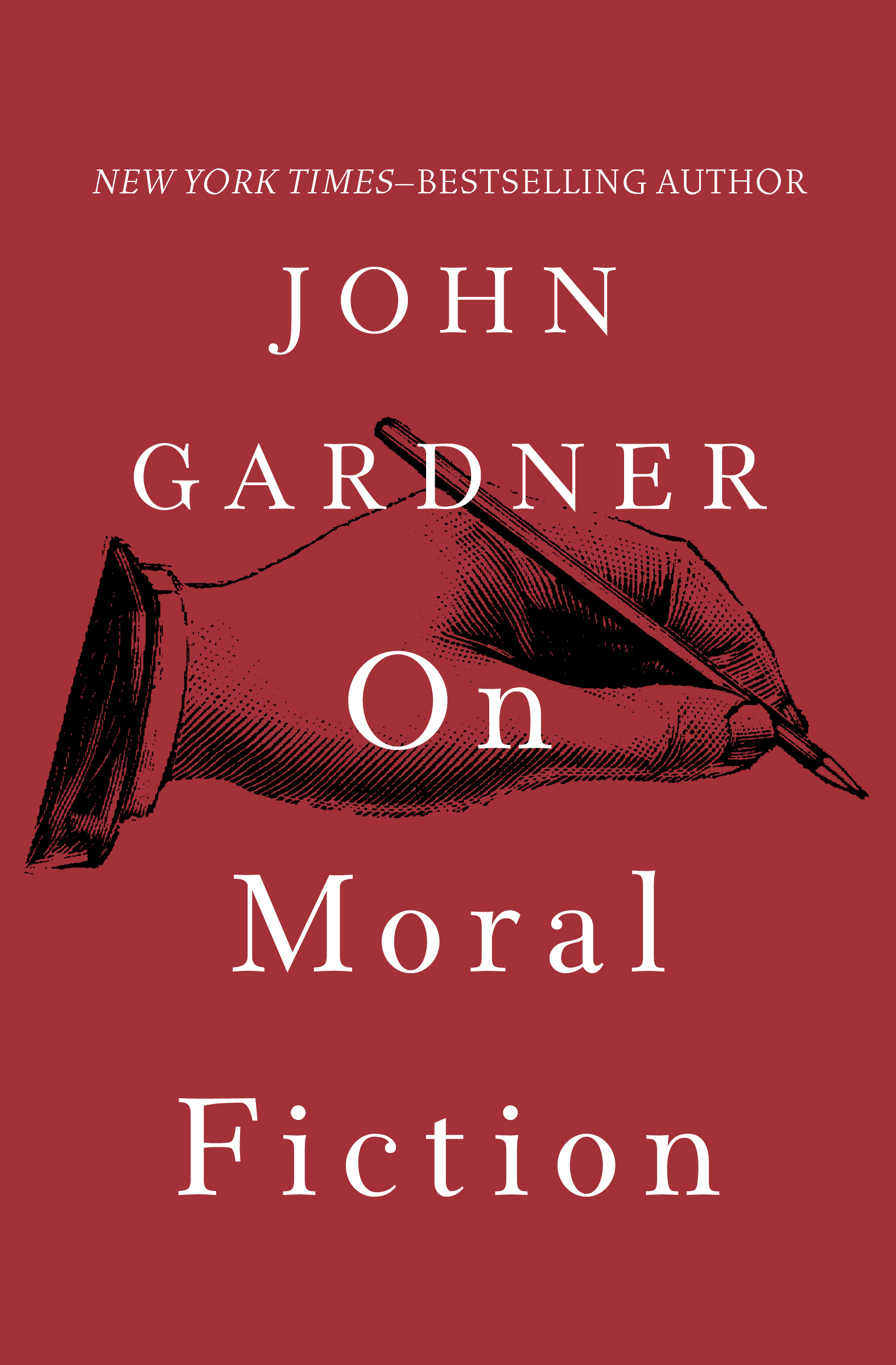 This image is the cover for the book On Moral Fiction