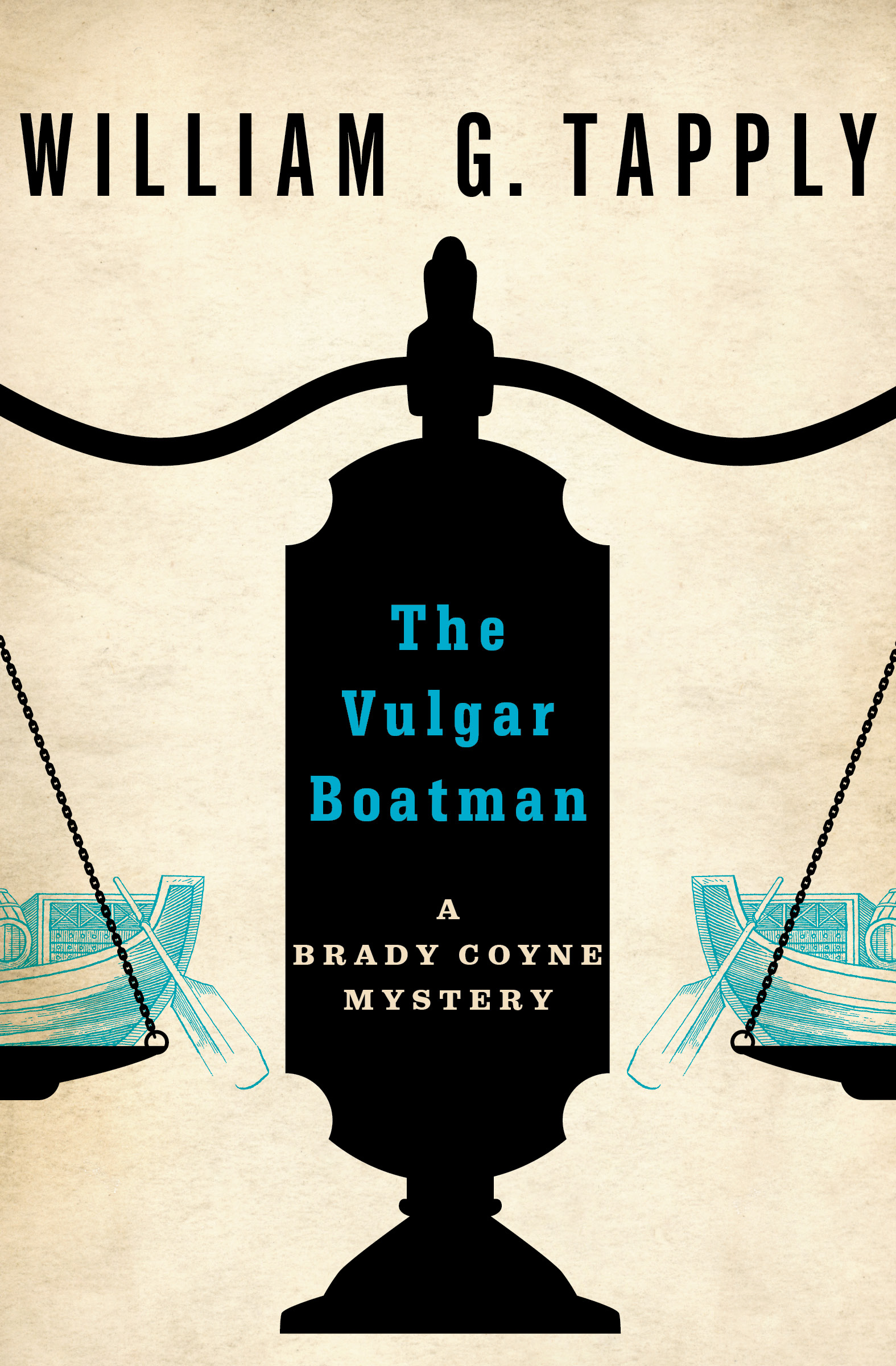 This image is the cover for the book Vulgar Boatman, The Brady Coyne Mysteries