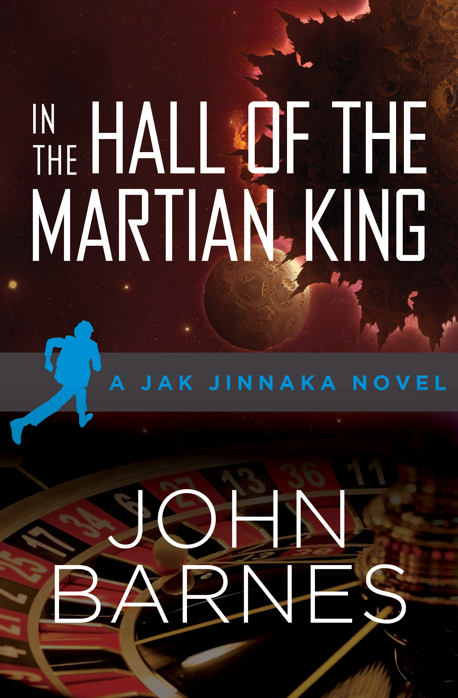This image is the cover for the book In the Hall of the Martian King, Jak Jinnaka