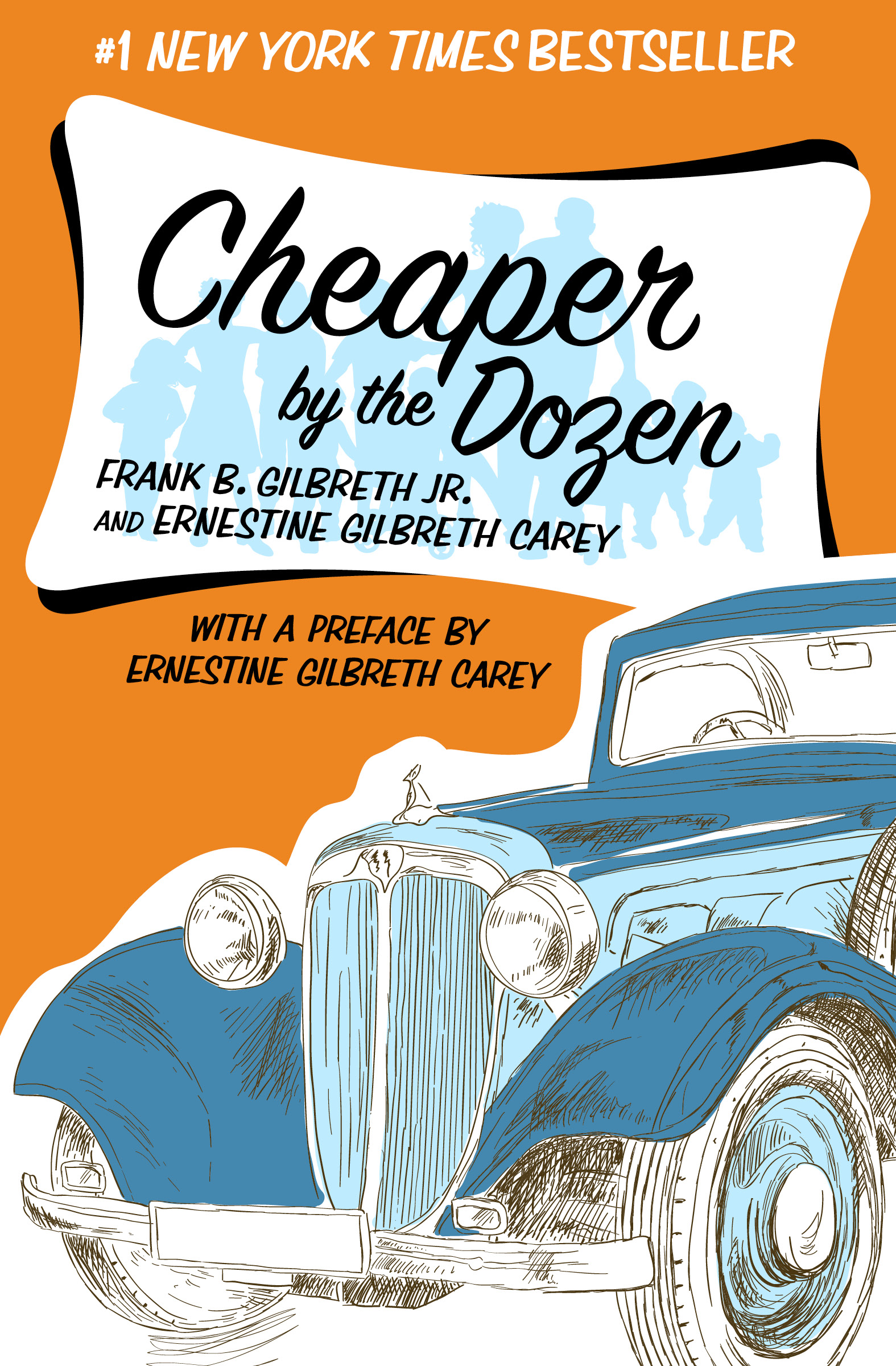 This image is the cover for the book Cheaper by the Dozen