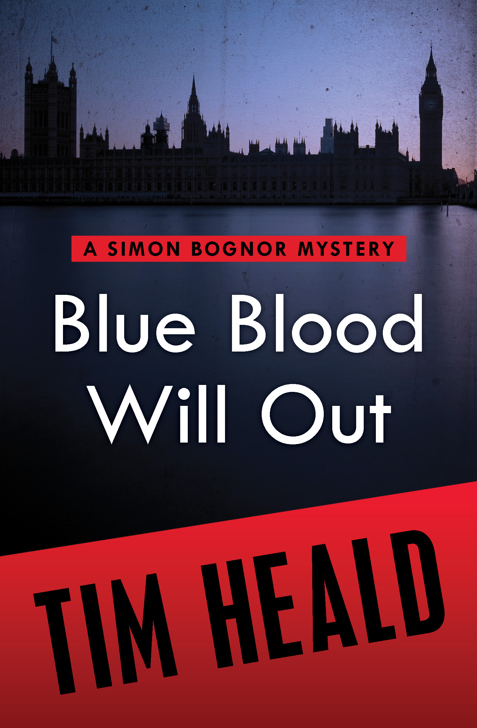 This image is the cover for the book Blue Blood Will Out, The Simon Bognor Mysteries