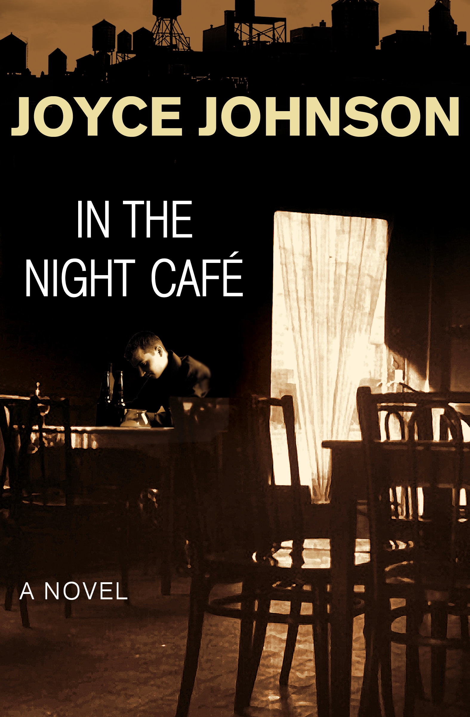 This image is the cover for the book In the Night Café