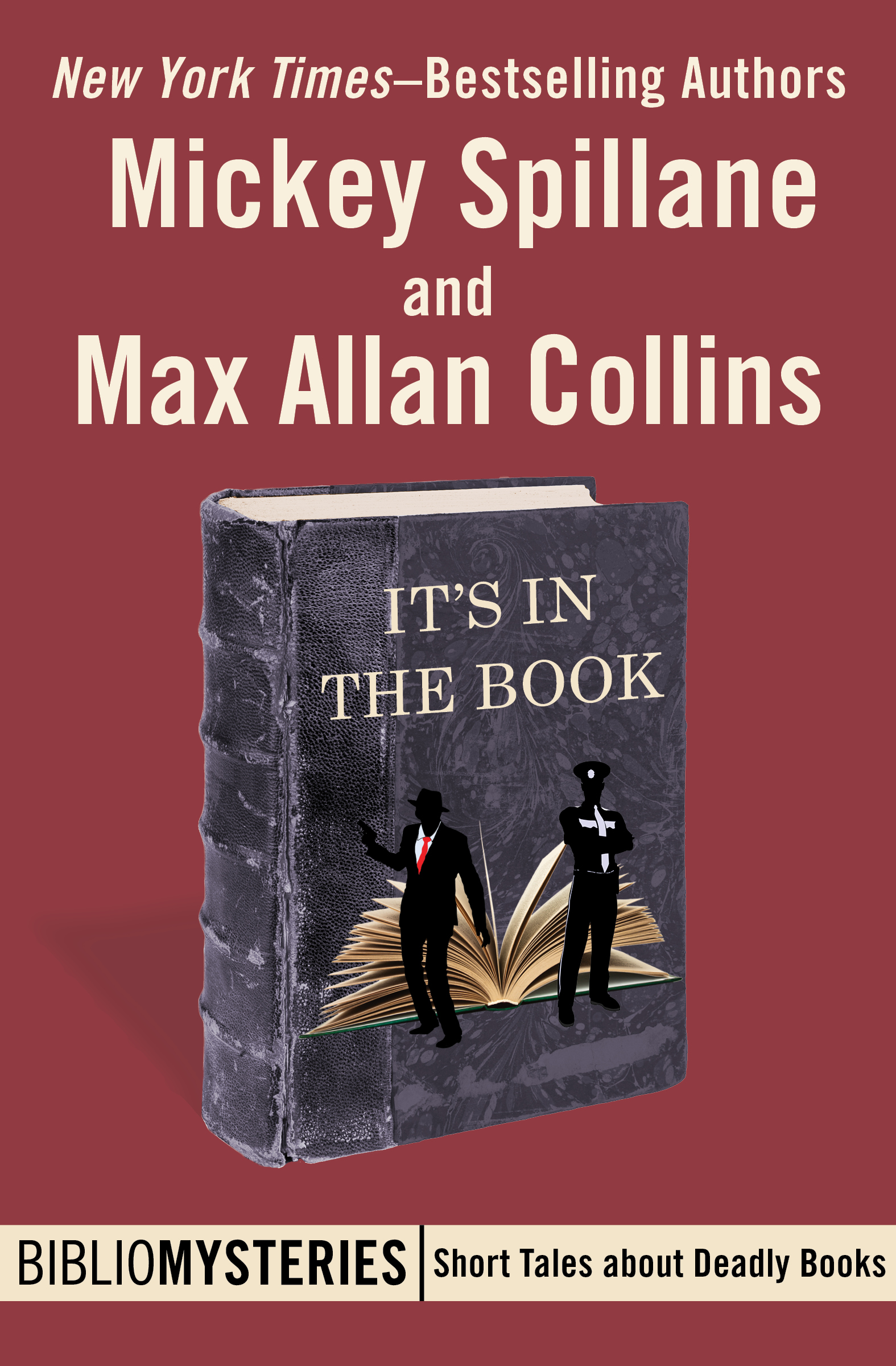 This image is the cover for the book It's in the Book, Bibliomysteries