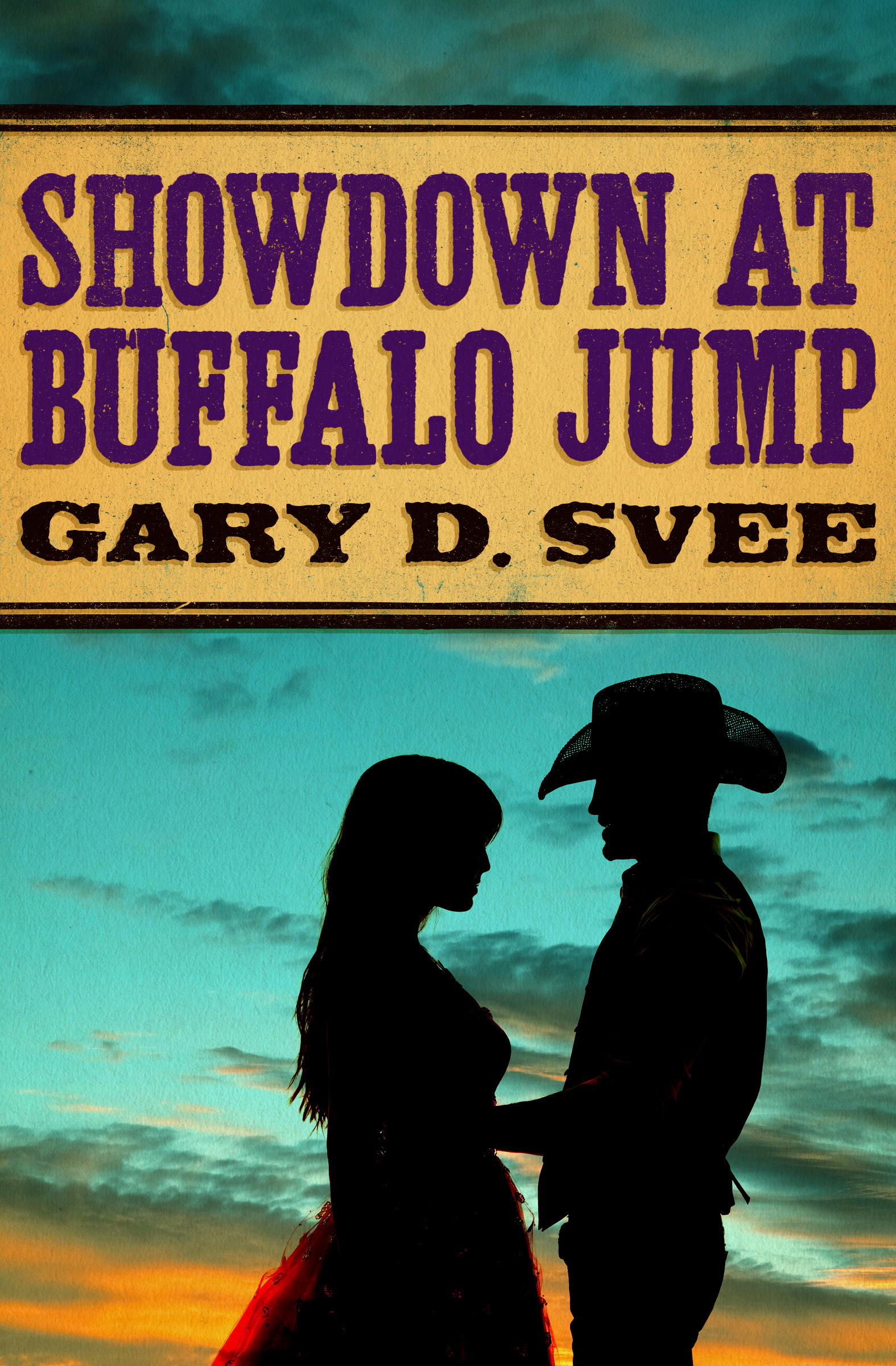 This image is the cover for the book Showdown at Buffalo Jump