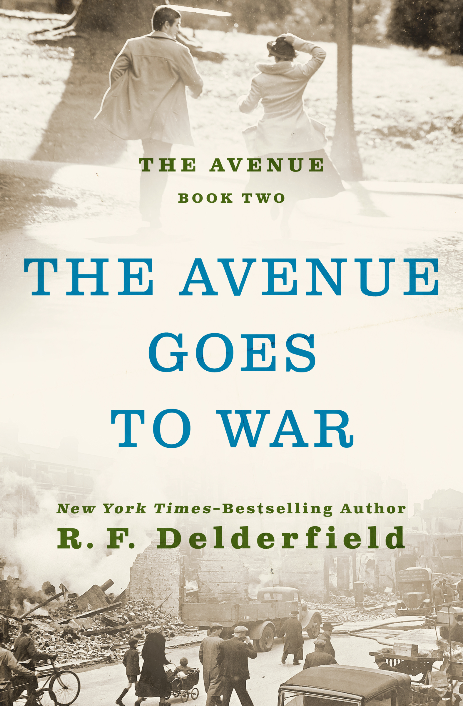 This image is the cover for the book Avenue Goes to War, The Avenue