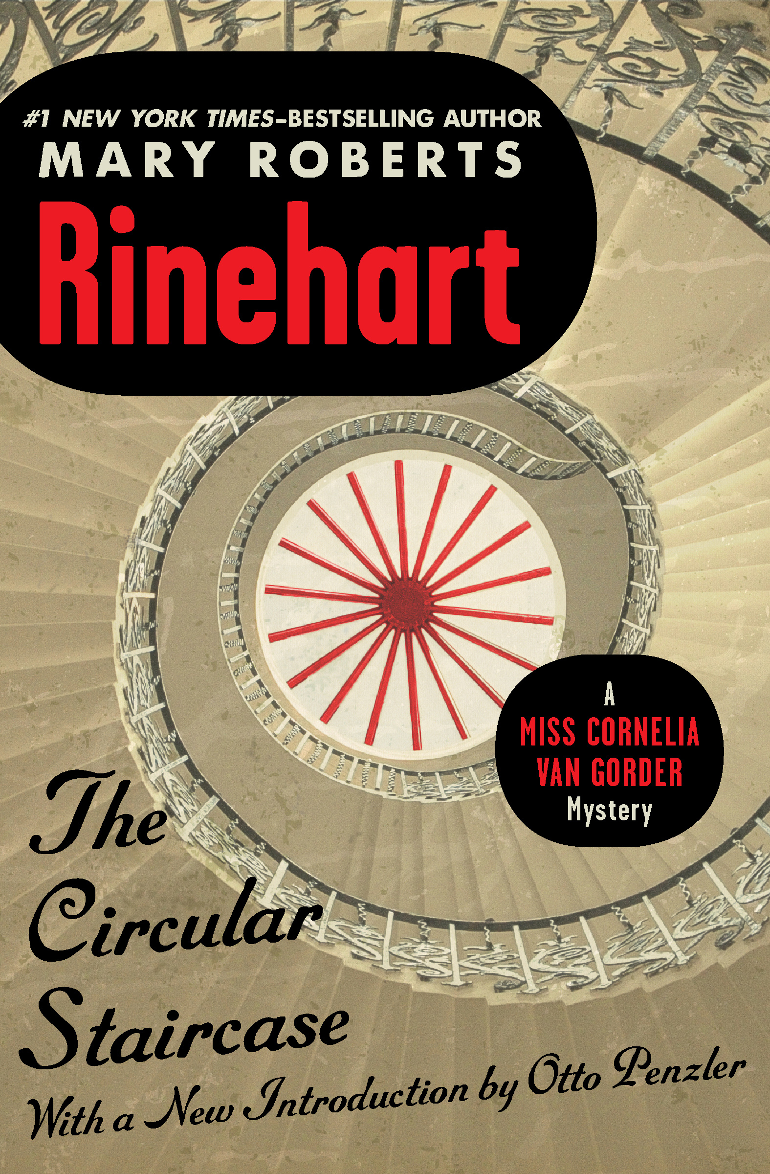 This image is the cover for the book Circular Staircase, The Miss Cornelia Van Gorder Mysteries