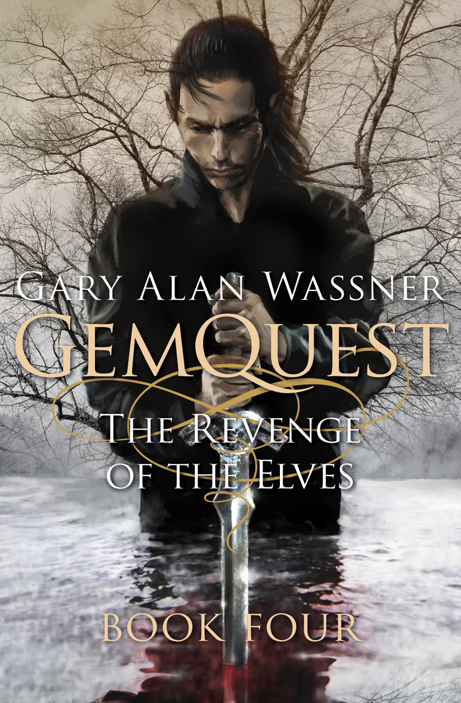 This image is the cover for the book Revenge of the Elves, GemQuest