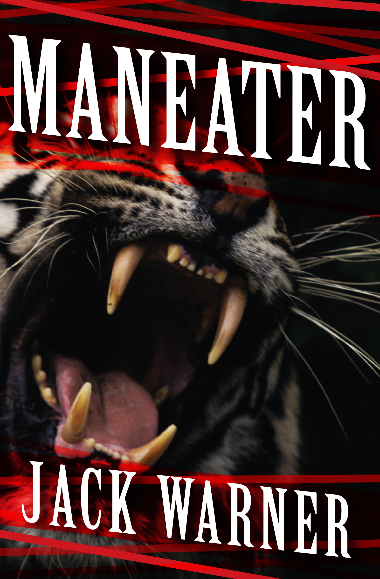 This image is the cover for the book Maneater